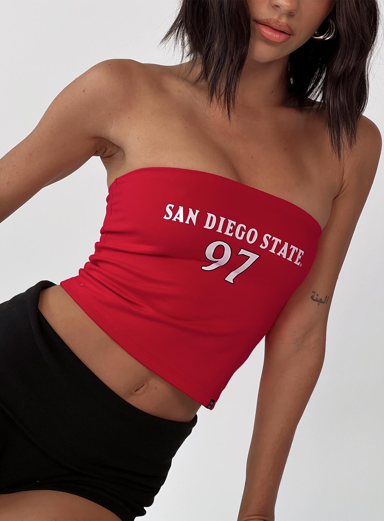 Sdsu Tube Top Red