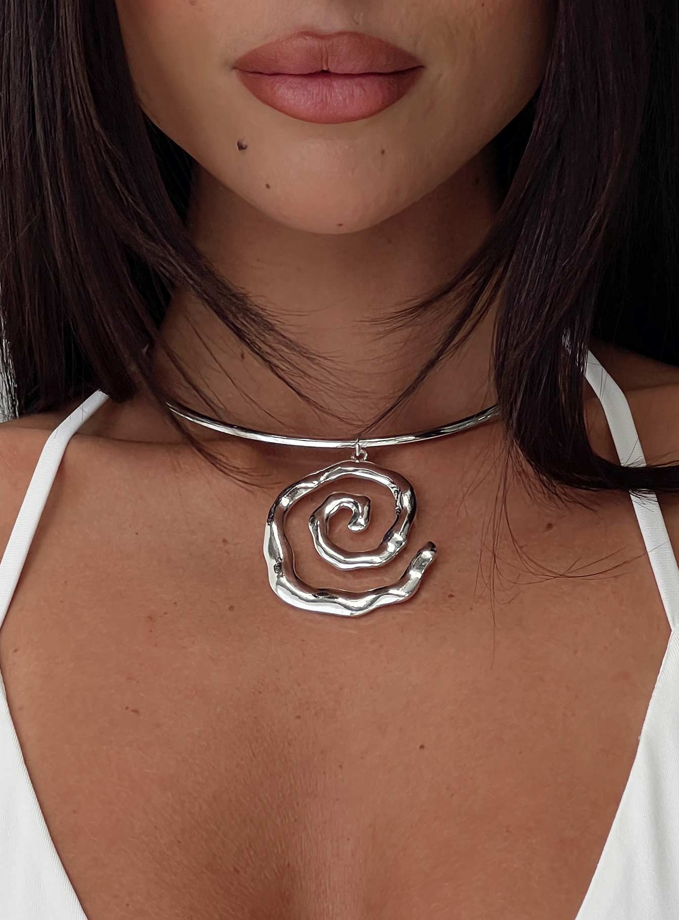 Ursula Necklace Silver - Image 4