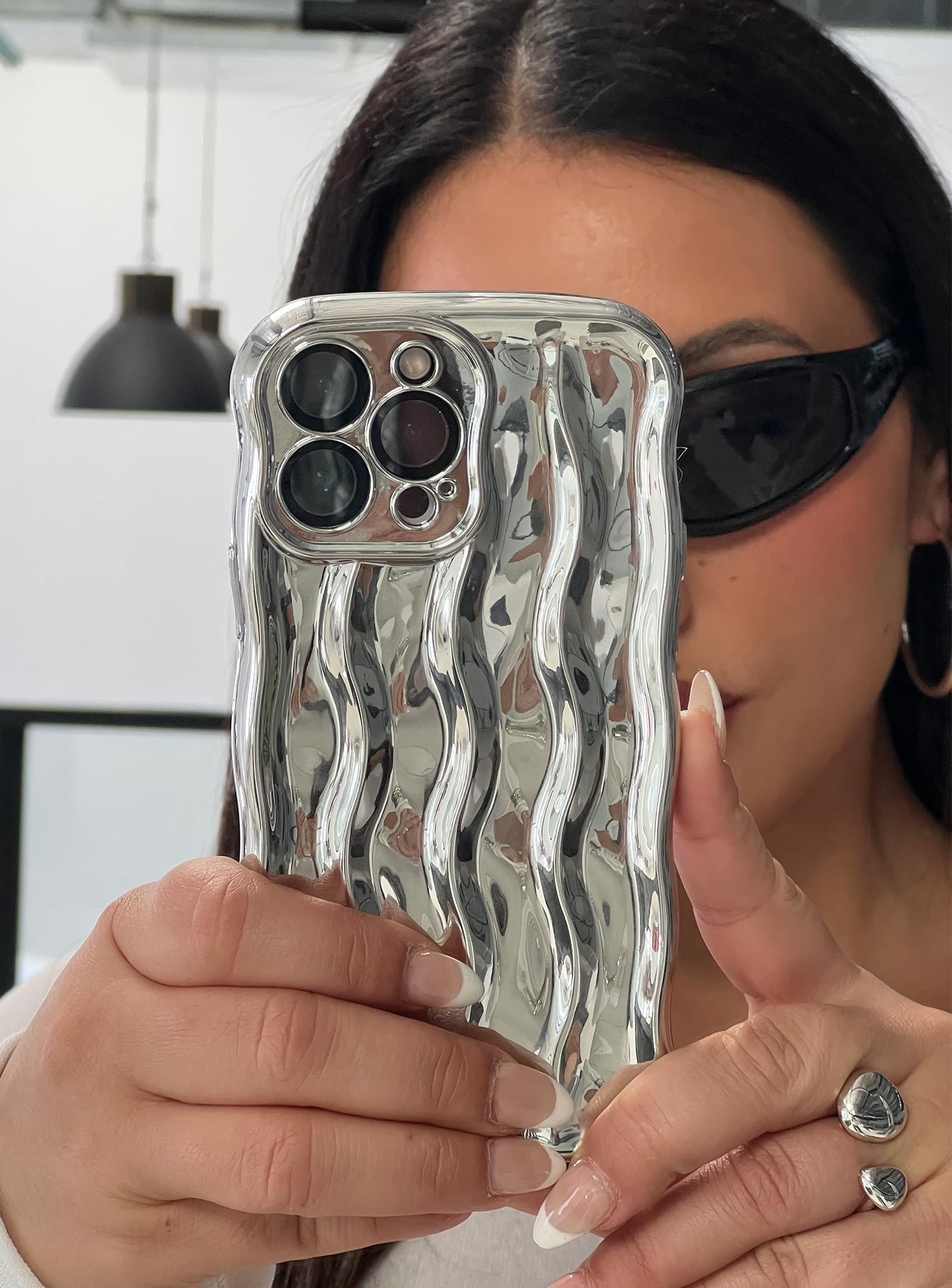 Keep Talking Iphone Case Silver - Image 3