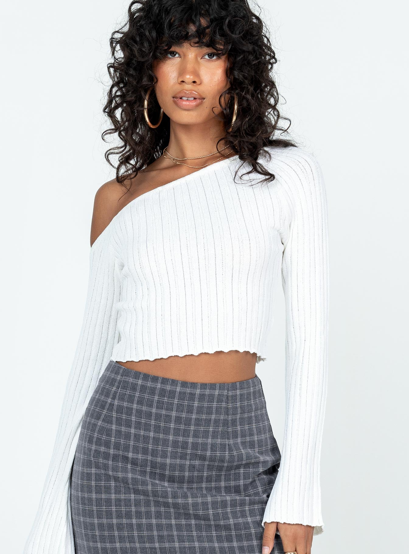 Santorini Knit Top Ivory - Image 3