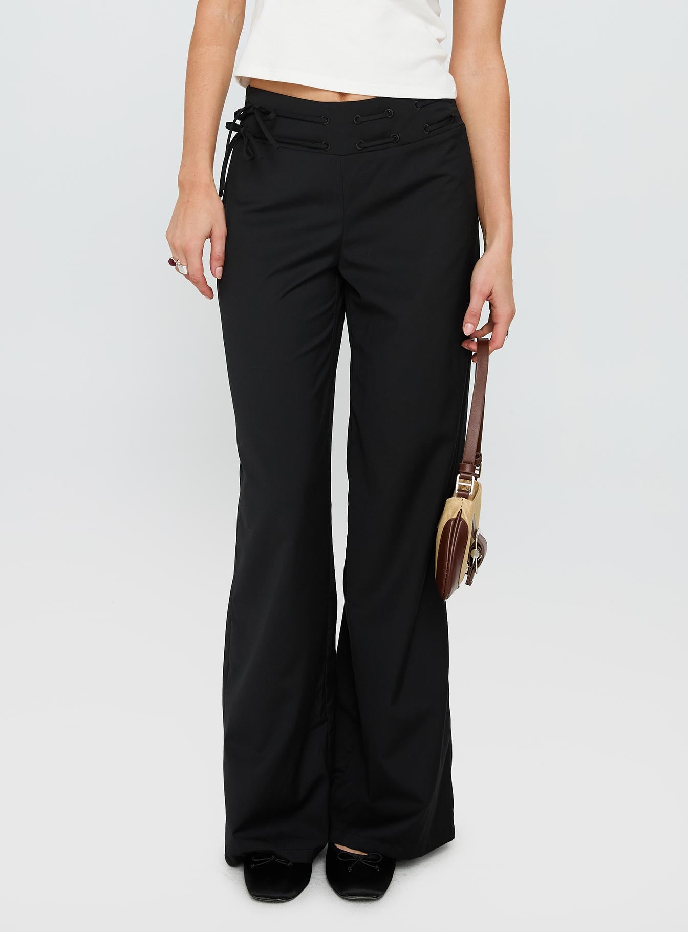Just Have Fun Wide Leg Pant Black - Image 2