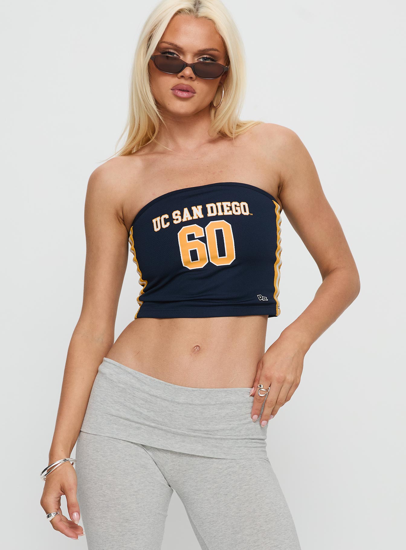 Uc San Diego Jersey Tube Top Blue - Image 2