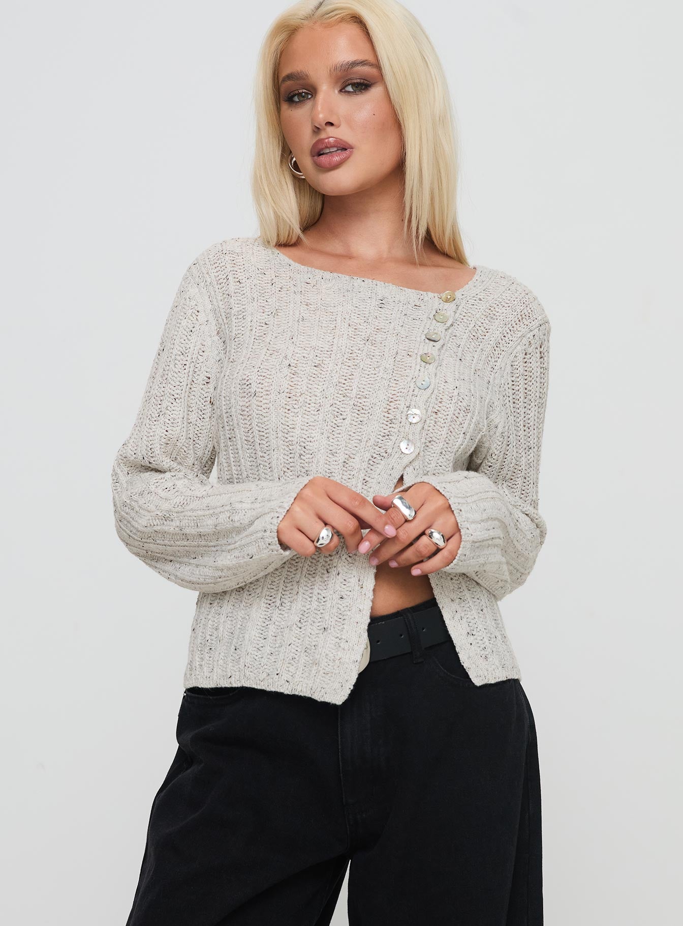 Lenker Knit Jumper Grey - Image 2