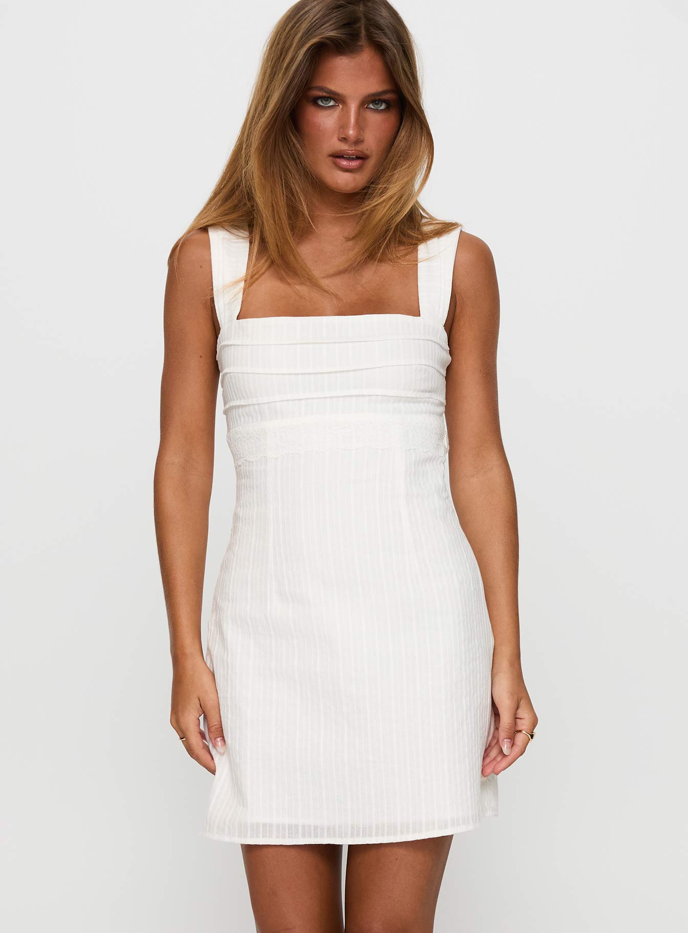 Anyone But You Mini Dress White - Image 2