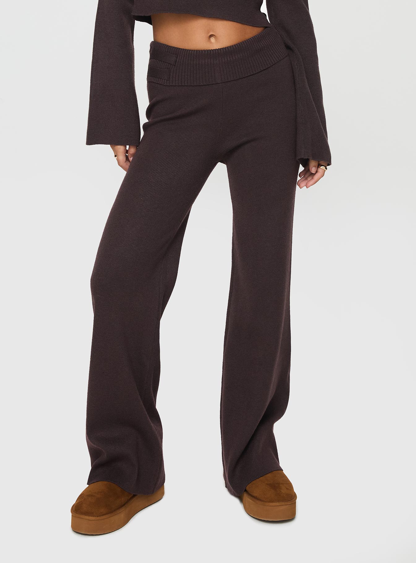 Try Me Knit Pants Chocolate - Image 6