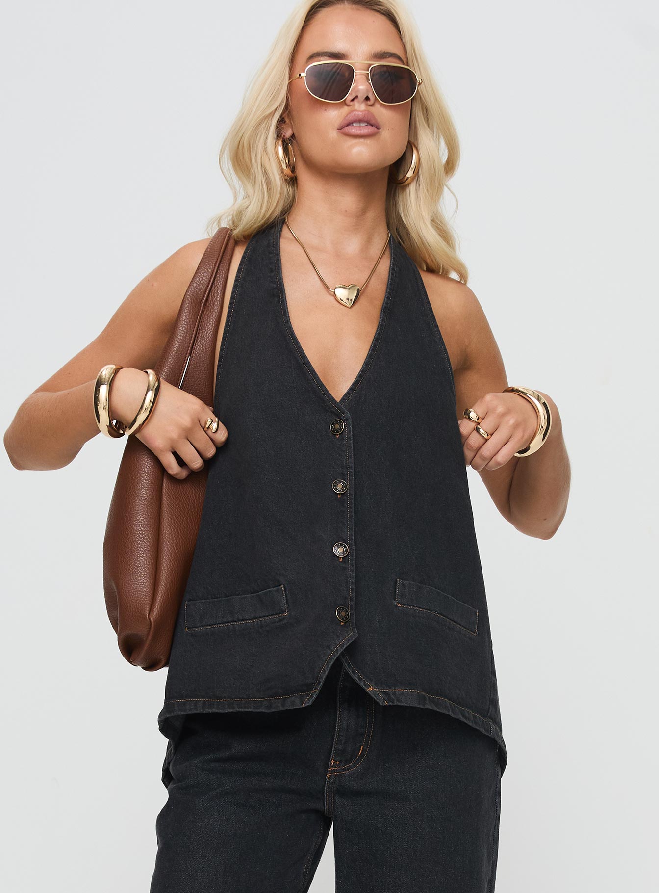 Hills Halter Washed Black - Image 2