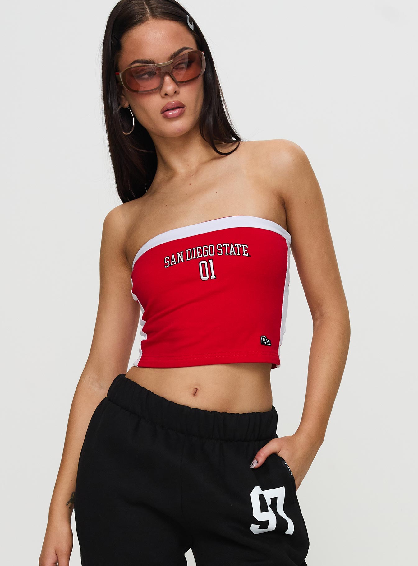 Sdsu All Star Tube Top Red - Image 2