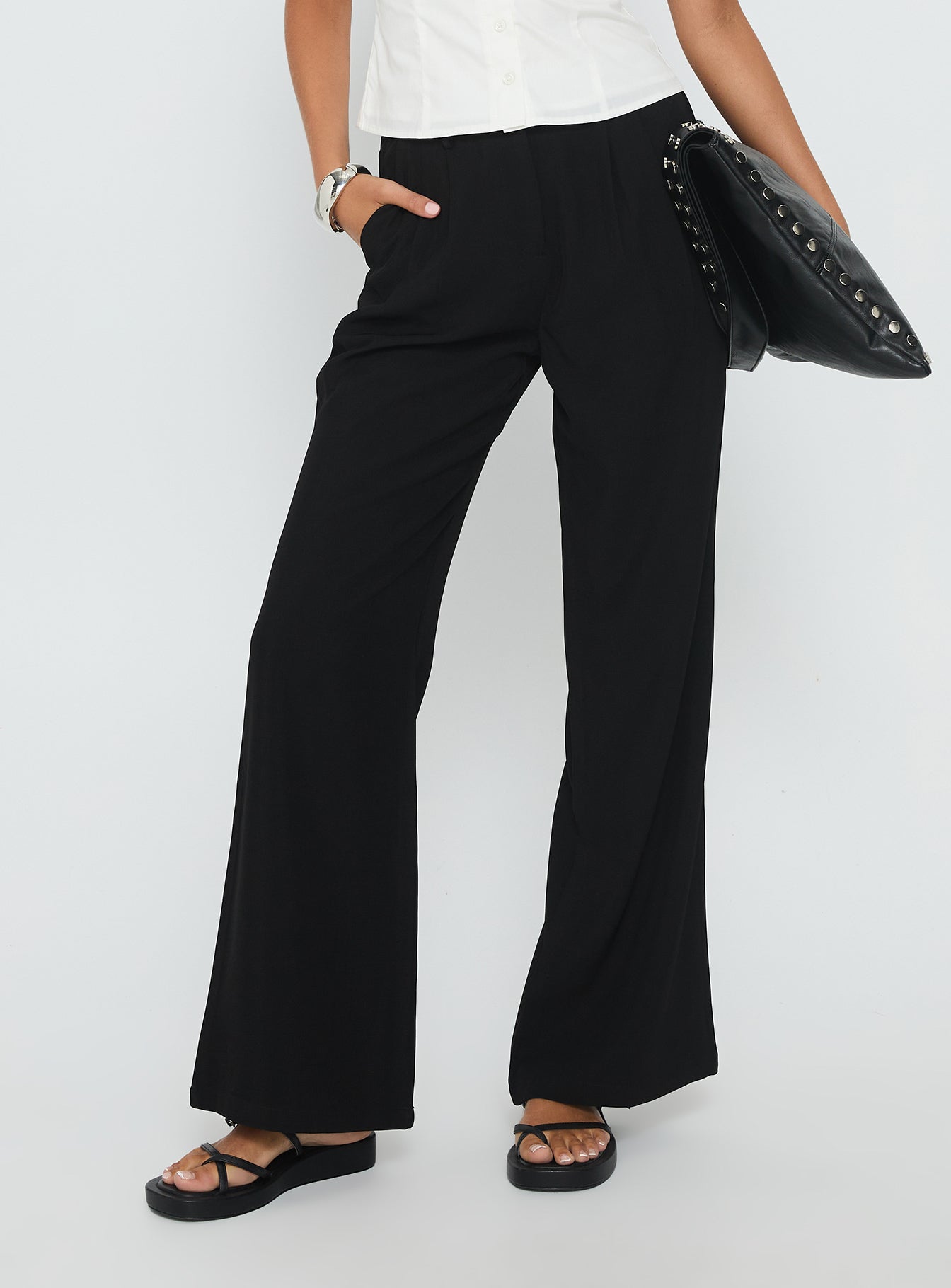 Ambient Wide Leg Pant Black - Image 2