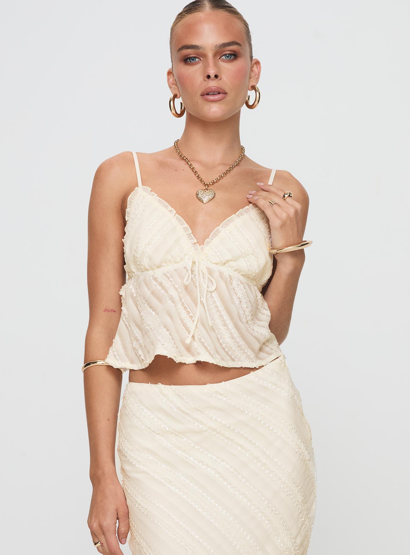 Jacintha Top Cream - Image 2