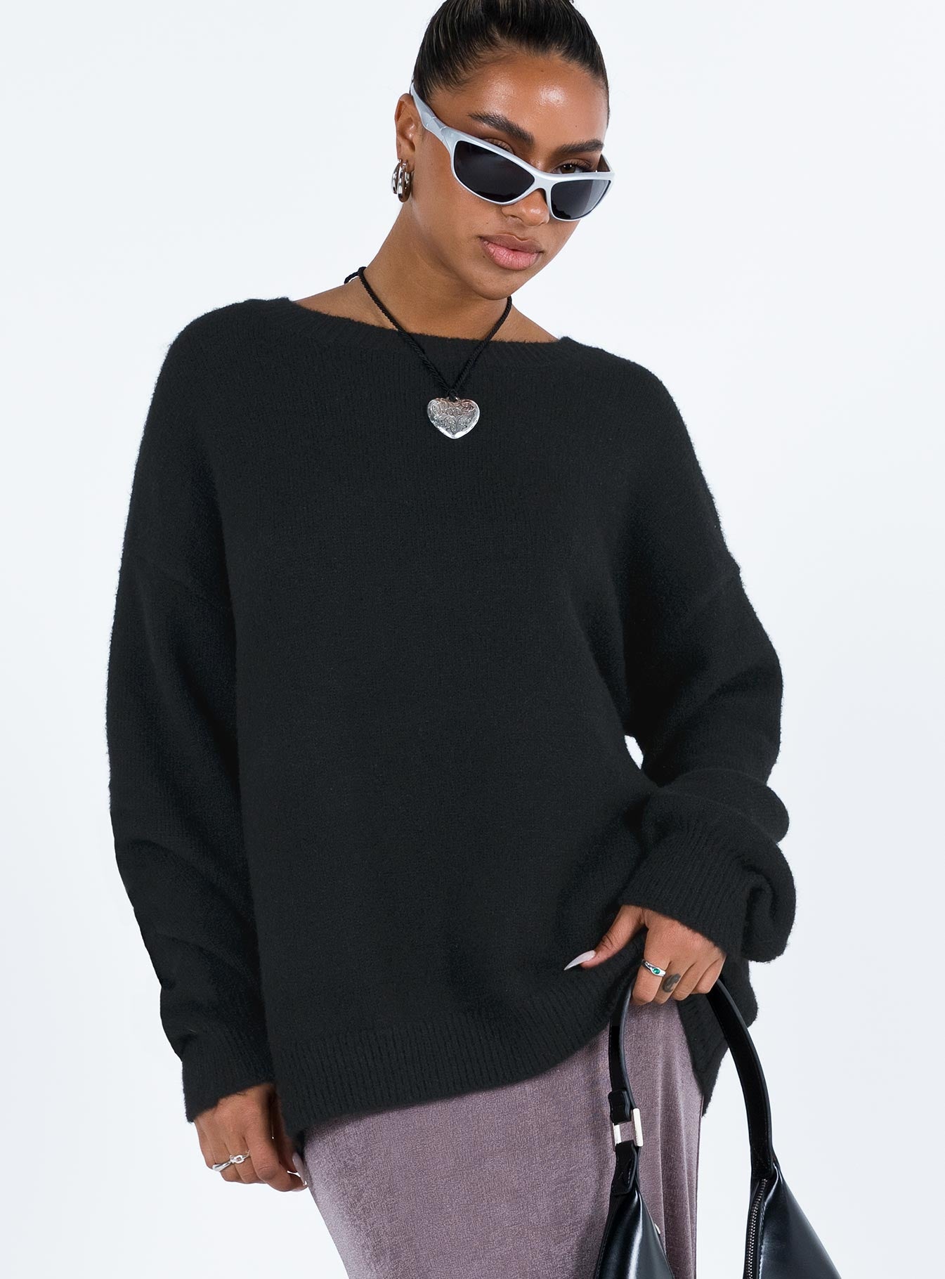Ryanna Sweater Black - Image 2