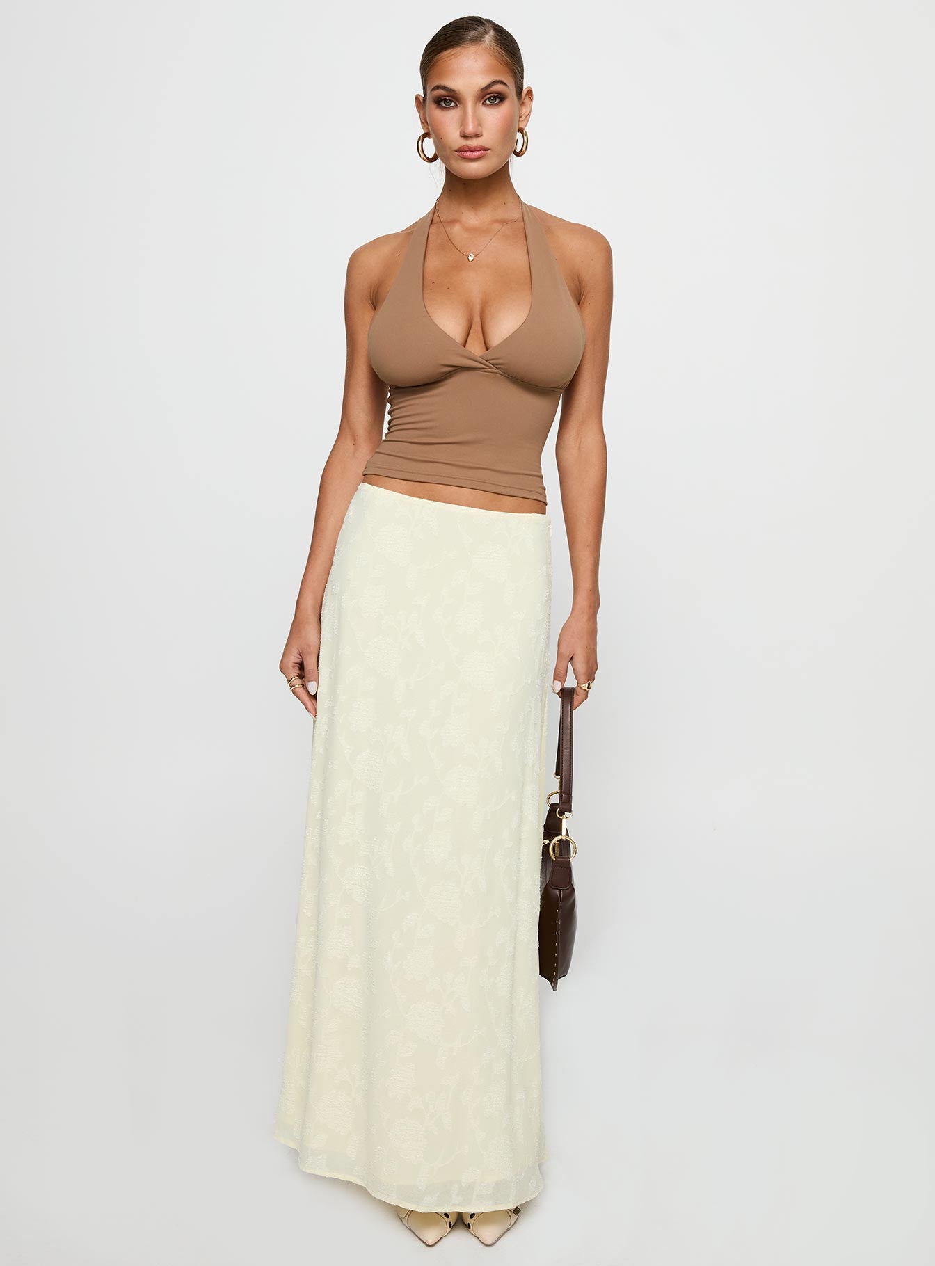 Su Casa Low Waist Maxi Skirt Yellow - Image 2