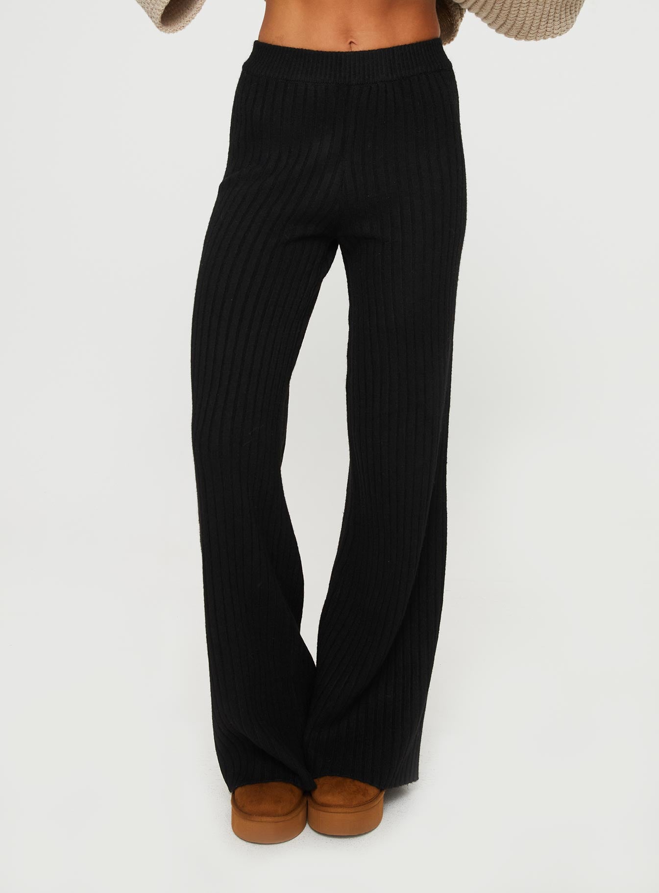 Montana Knit Pants Black - Image 2