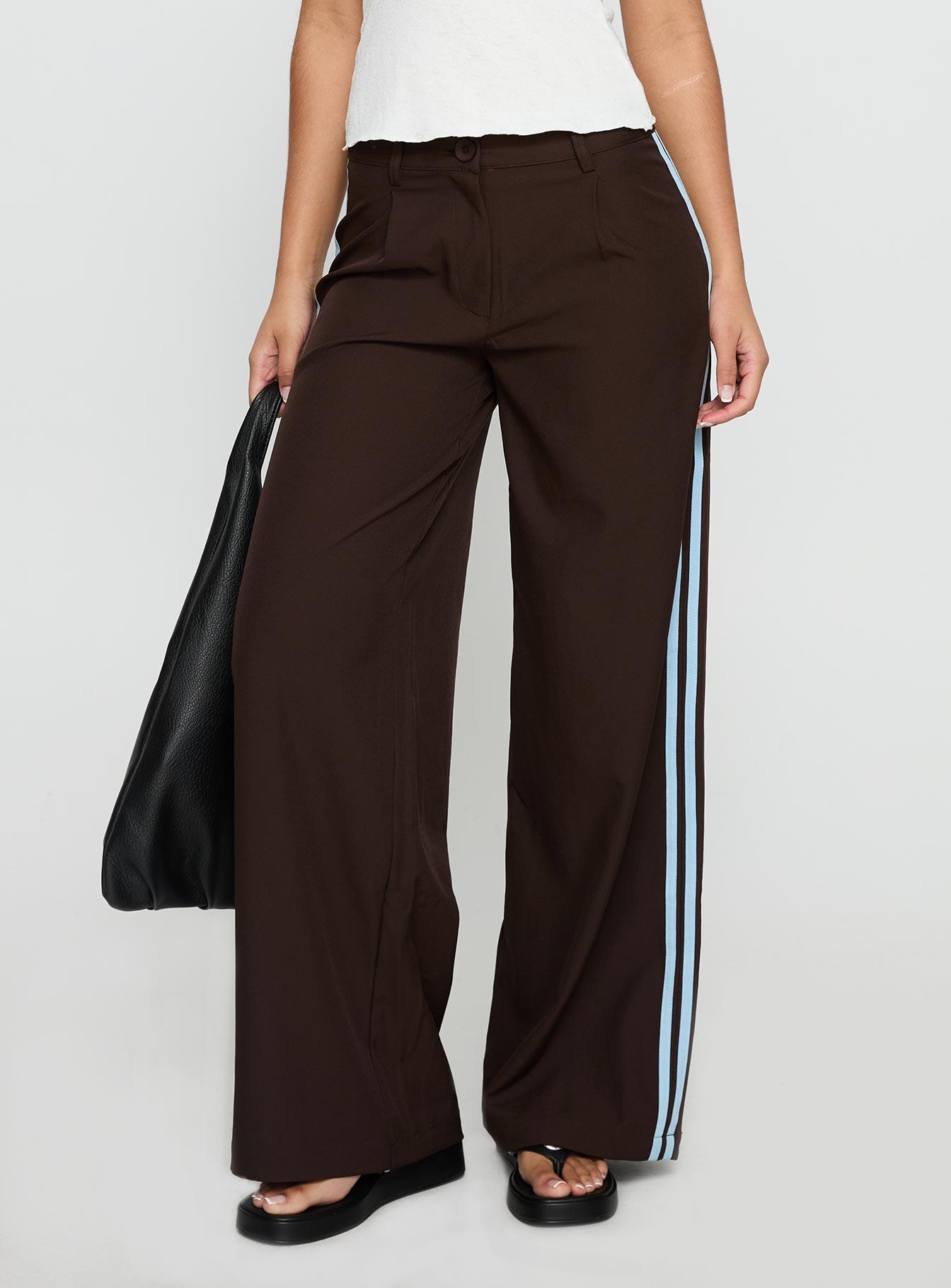 Wendi Tipping Suit Pant Brown Blue - Image 2