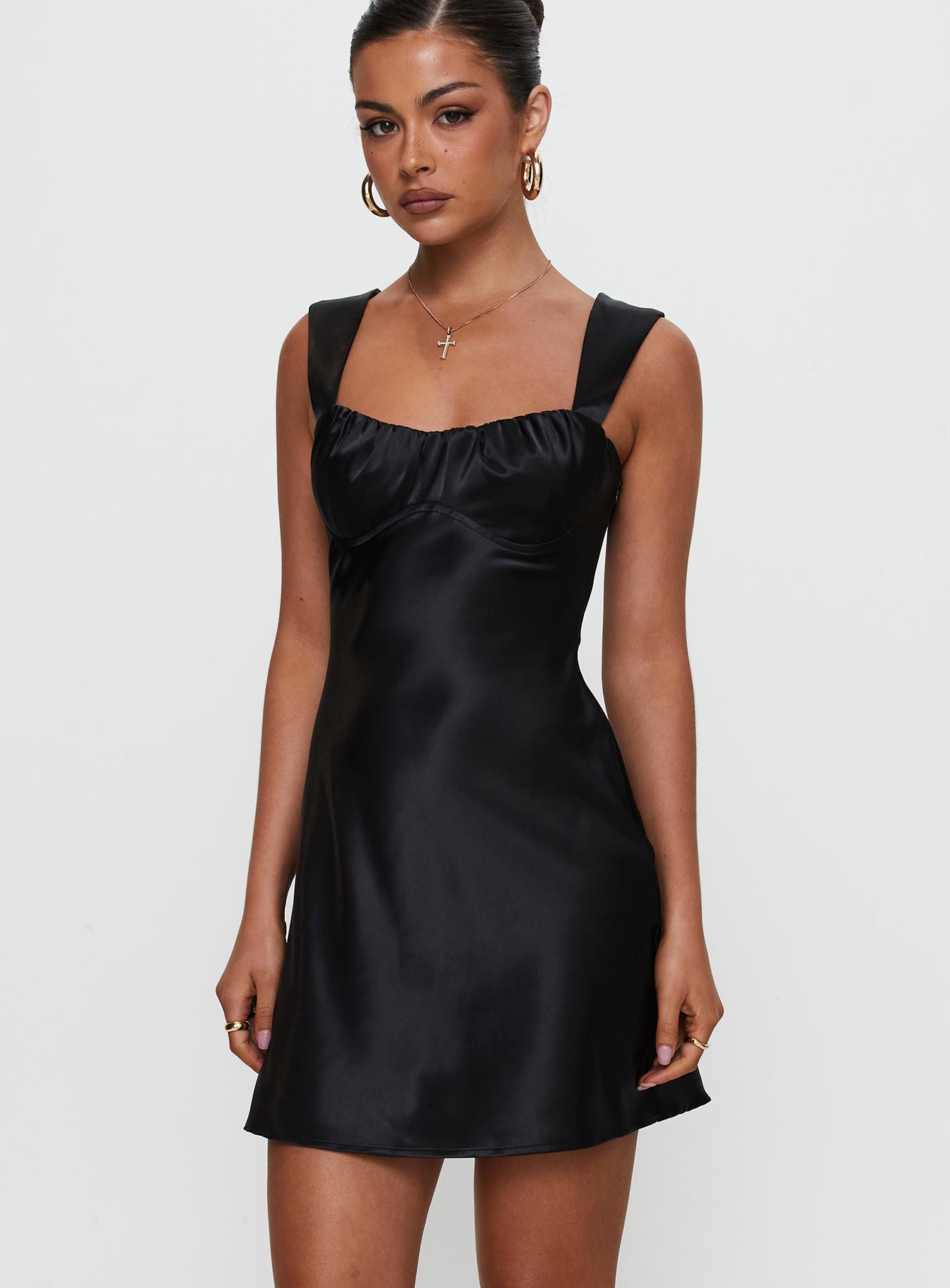 Tremont Mini Dress Black - Image 2
