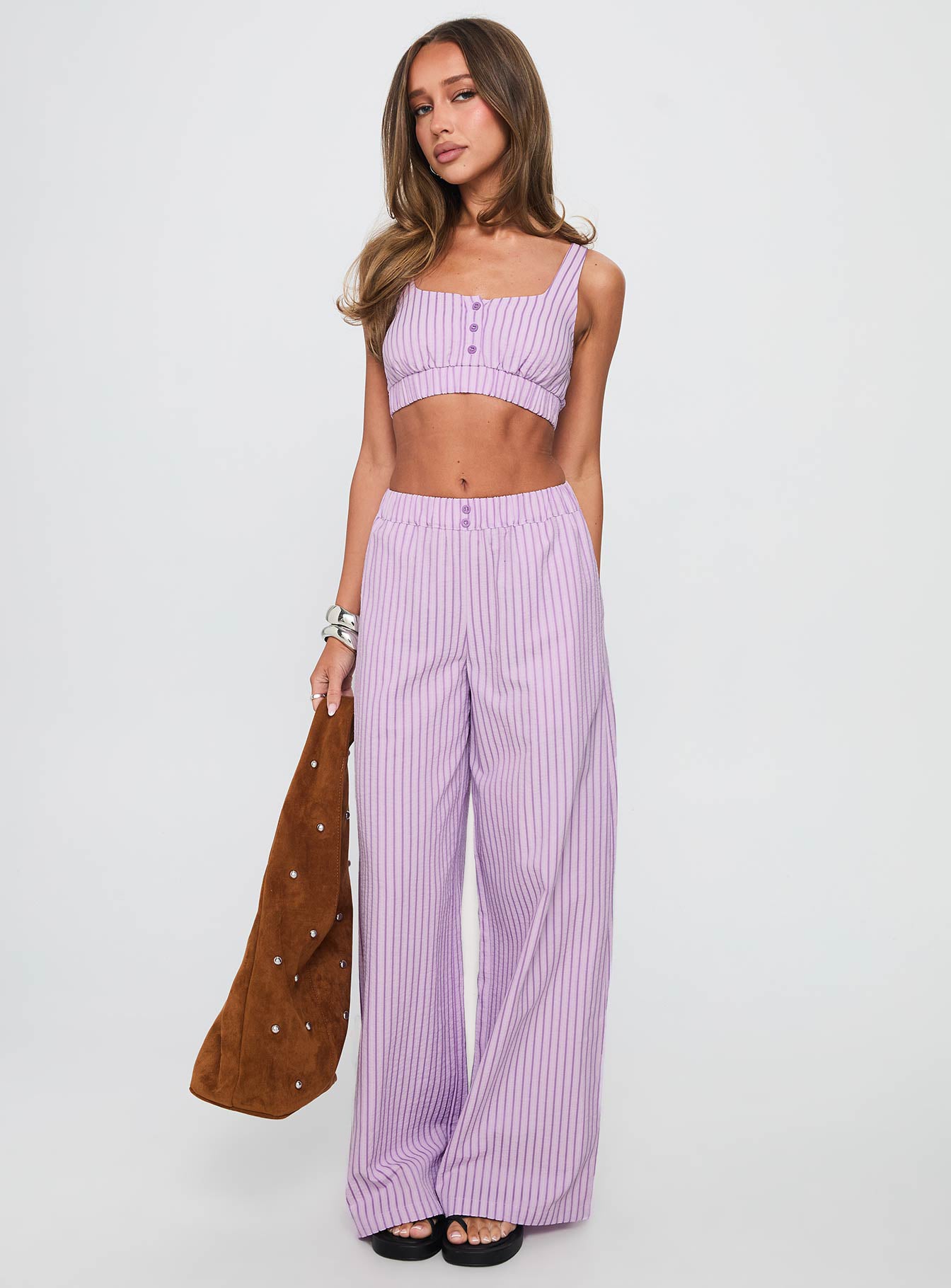 Malokai Wide Leg Set Multi  Pink