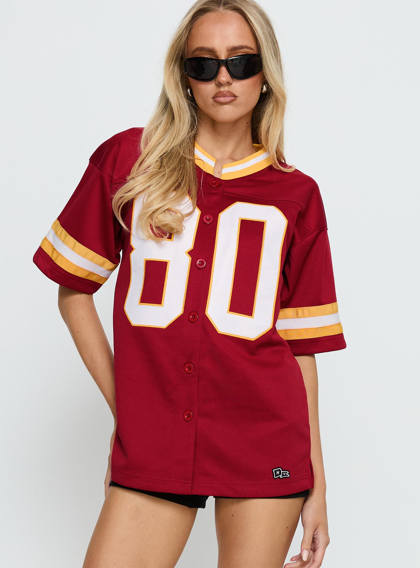 Usc Football Button Down Jersey Cardinal - Image 2