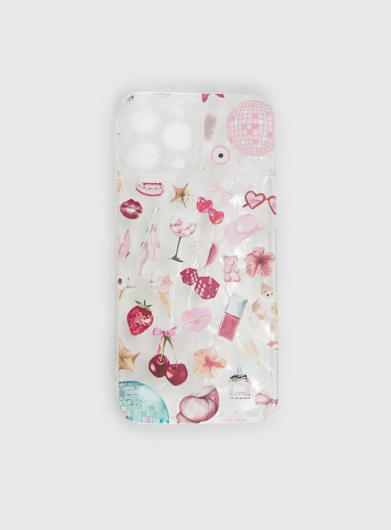 Just A Girl Iphone Case Clear  Pink