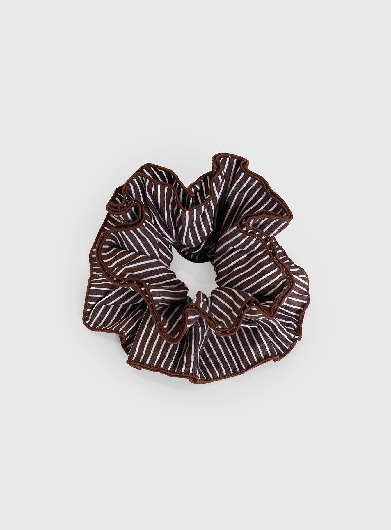 Way Back In Scrunchie Brown White - Image 2
