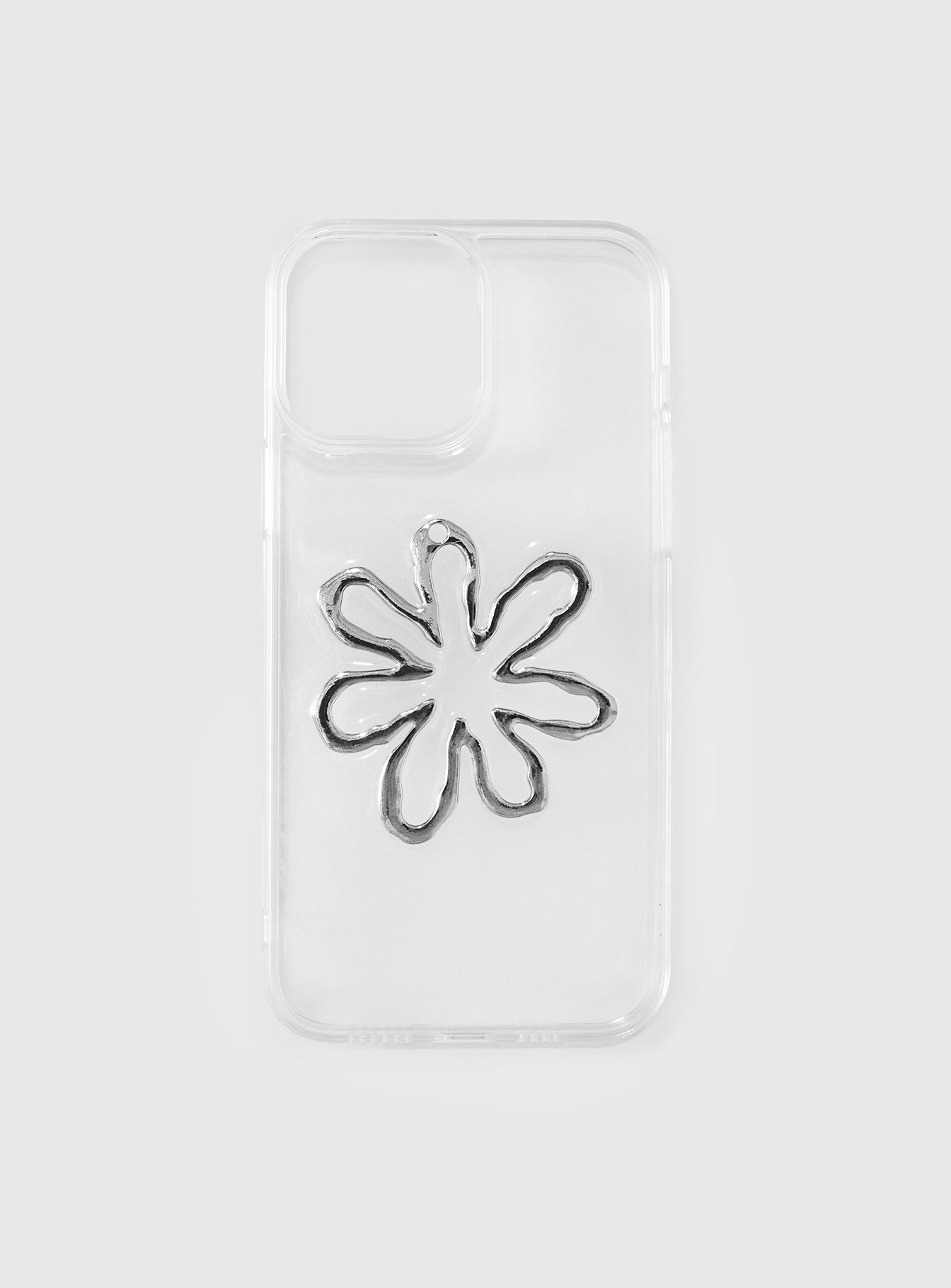 Blink Twice Iphone Case Clear  Silver