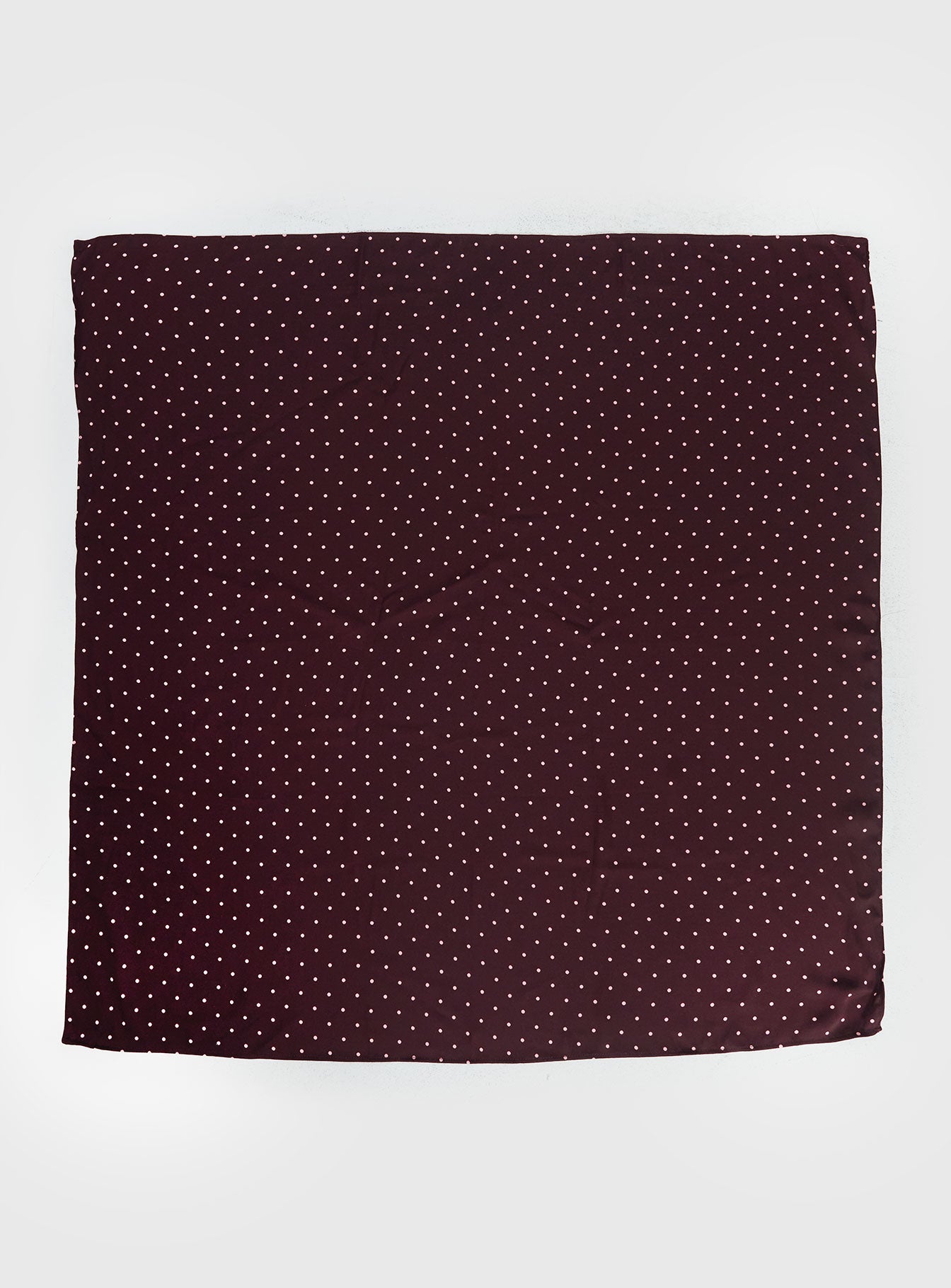 Wanna Be Mine Scarf Brown Polka - Image 2