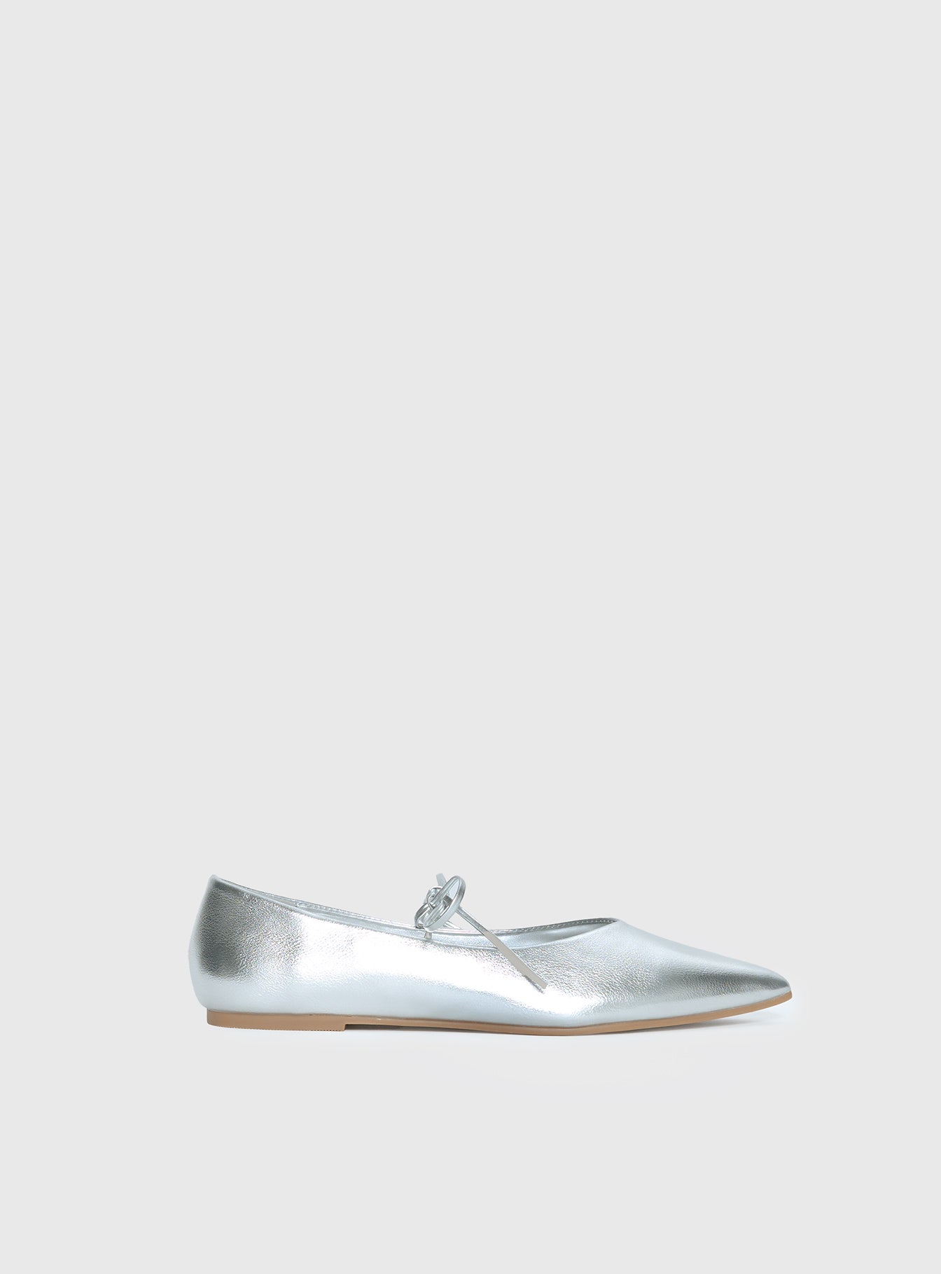 Billini Haruna Ballet Flats Silver Metallic - Image 2