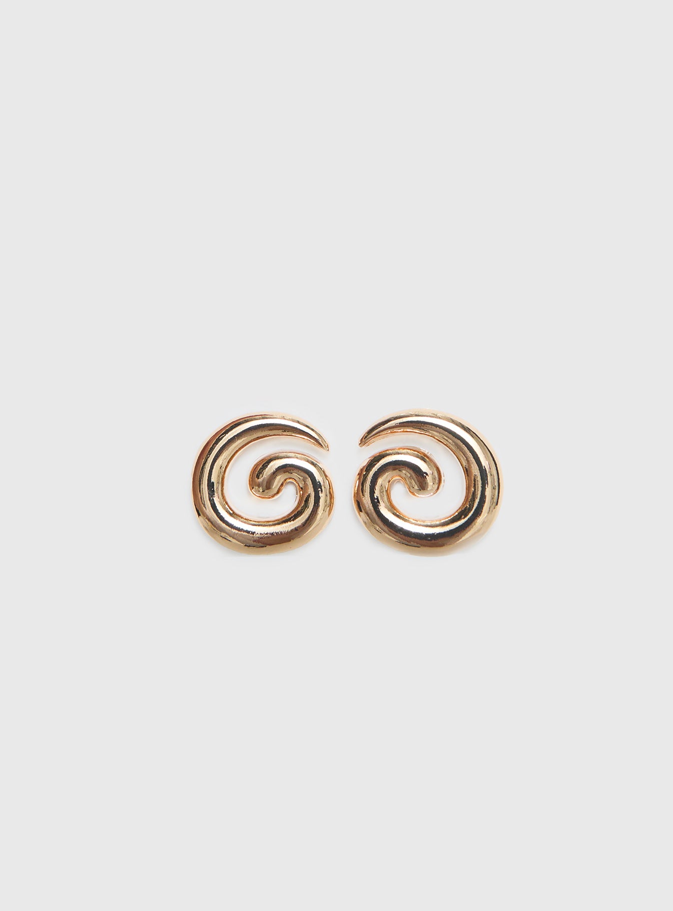 Sold On You Spiral Earrings Gold - Image 2