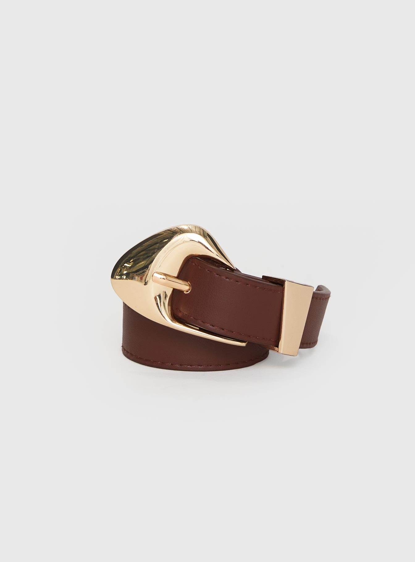 Youre Strong Belt Dark Brown Gold - Image 2