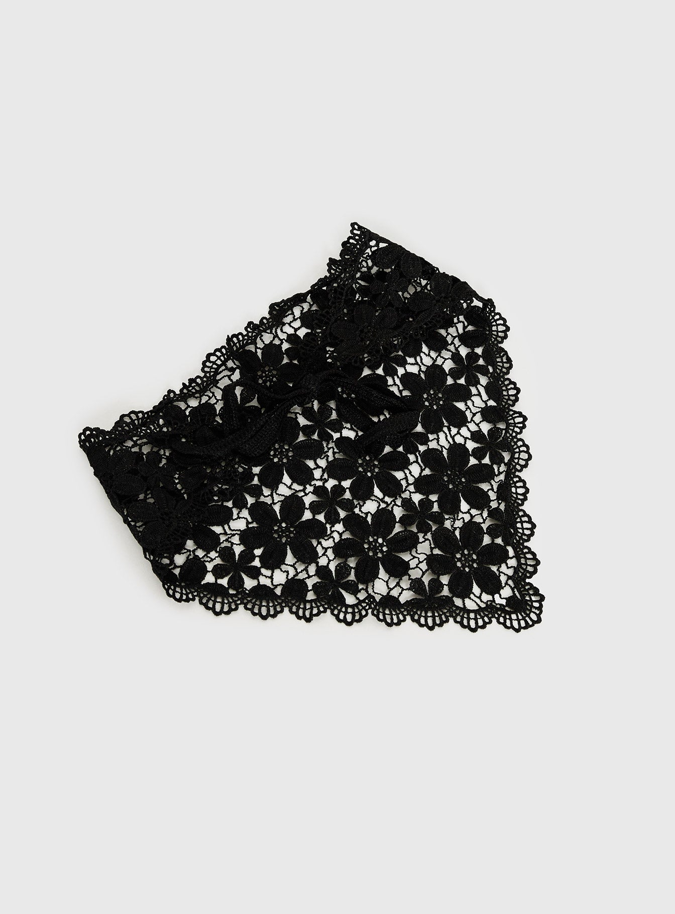Lilibette Crochet Hair Bandana Black - Image 2