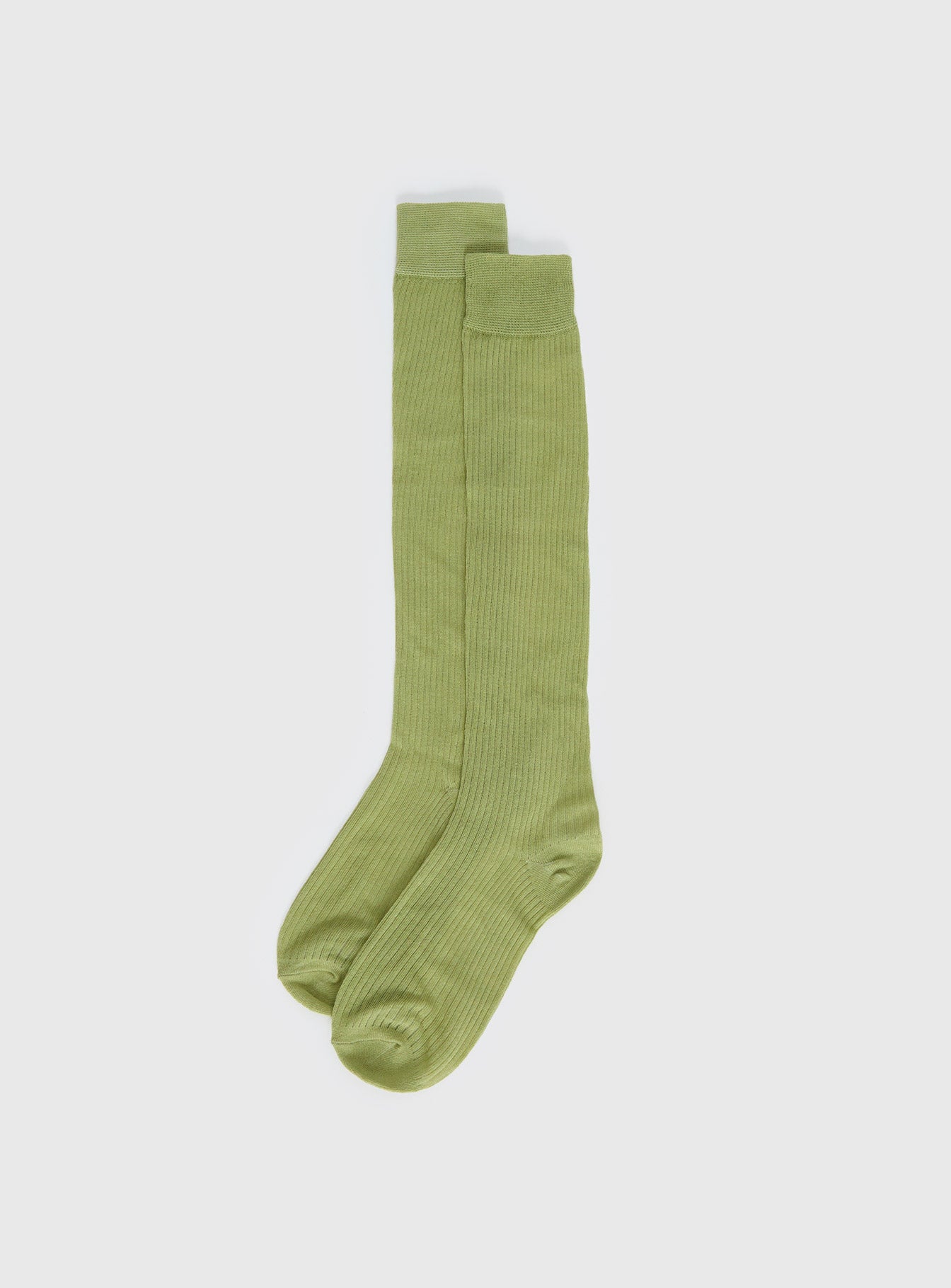 Zaydee Ribbed Socks Green - Image 2