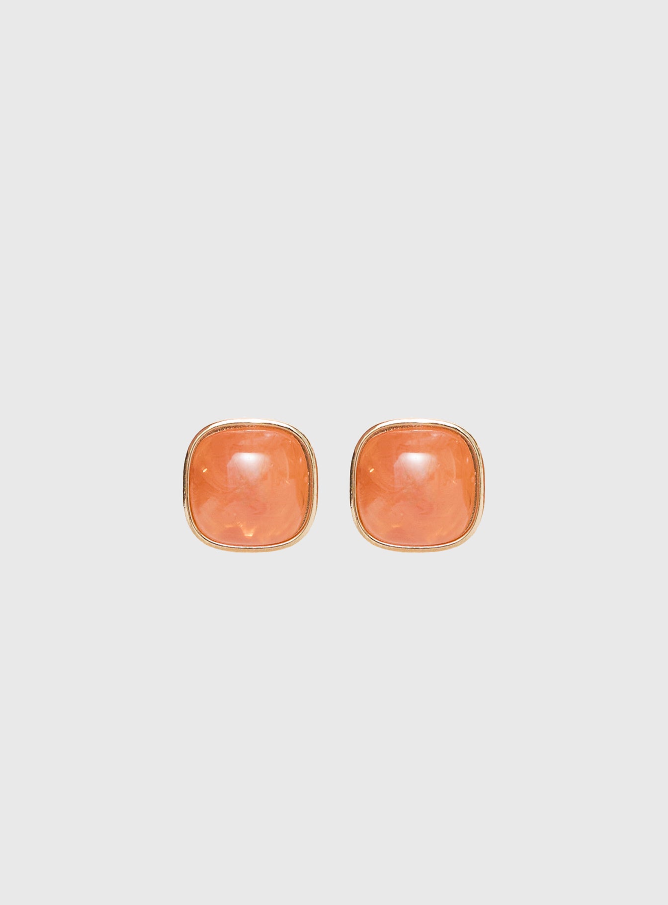 Tiera Gemstone Earrings Gold - Image 2