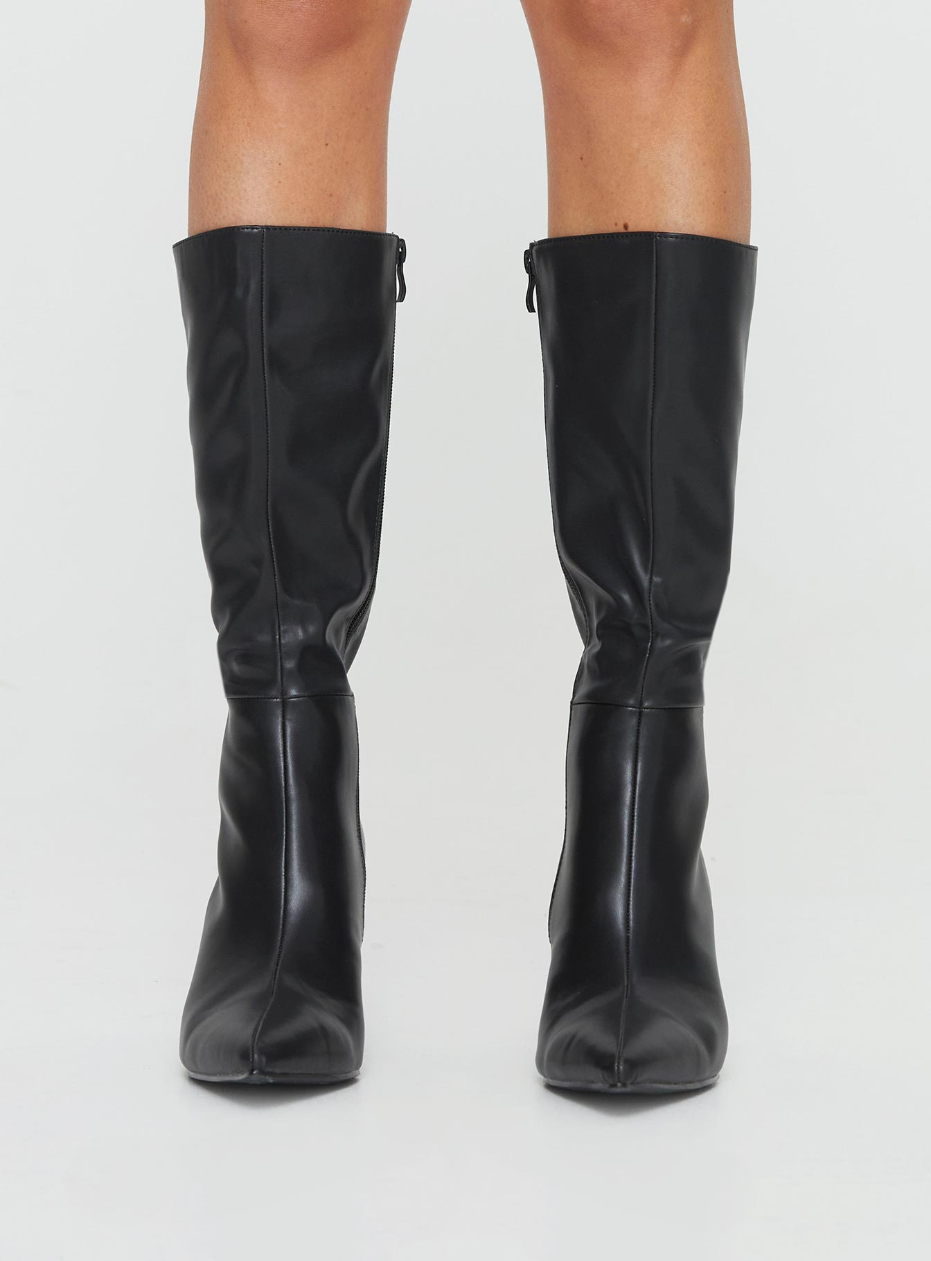 Elodiee Knee High Boots Black - Image 2