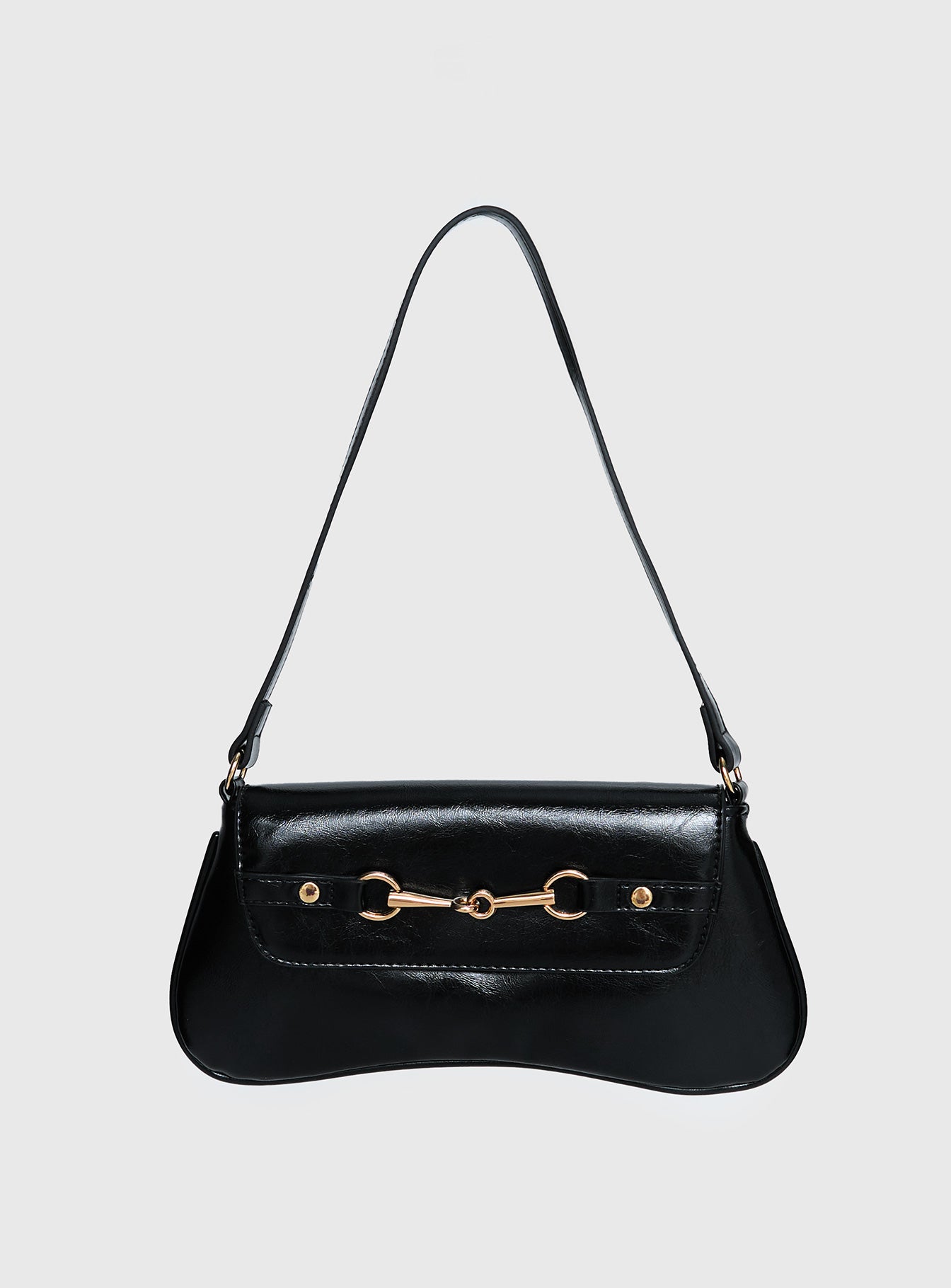 Pulse Shoulder Bag Black Gold - Image 2