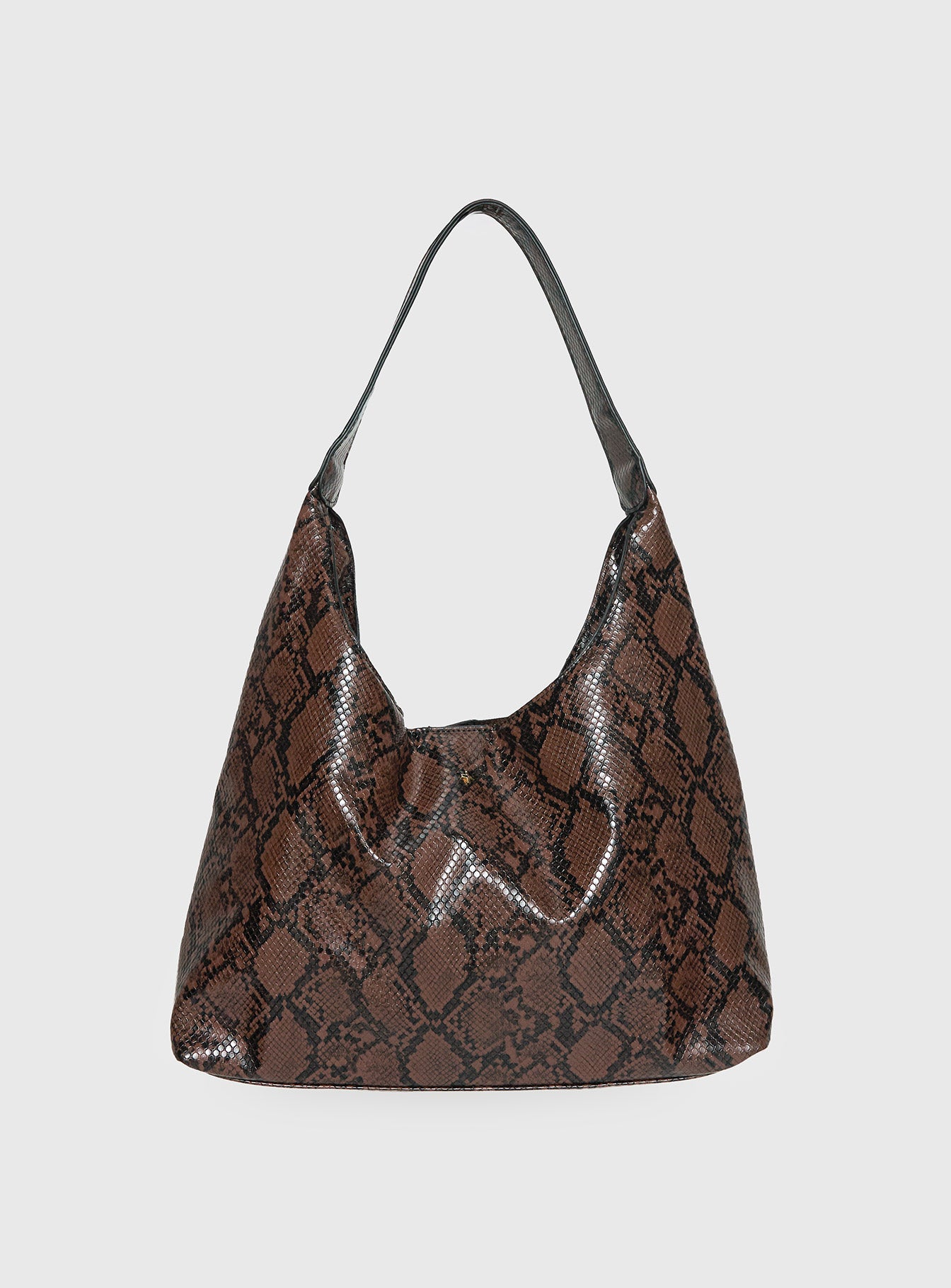 Peta Jain Jami Slouch Bag Chocolate Snake - Image 2