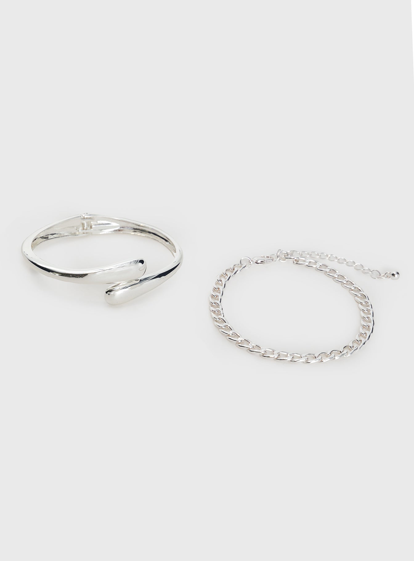 Elle Bracelet Set Silver - Image 2
