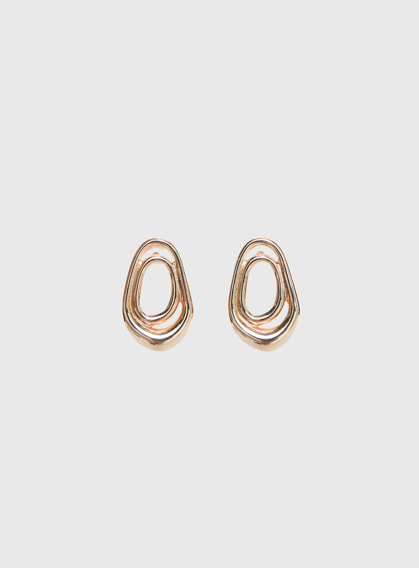 Be Alright Earrings Gold - Image 2