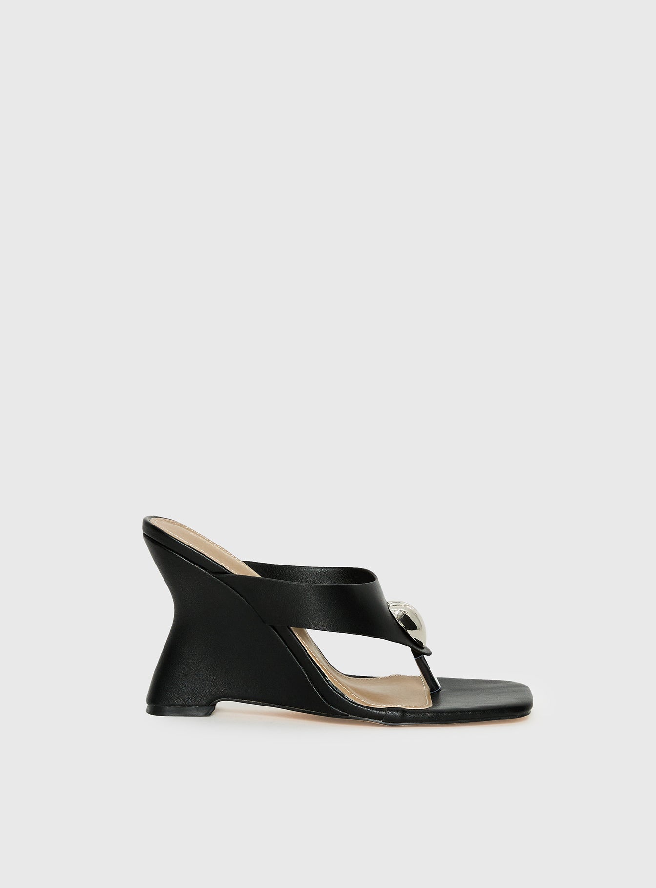 Gifted Thong Heels Black - Image 2