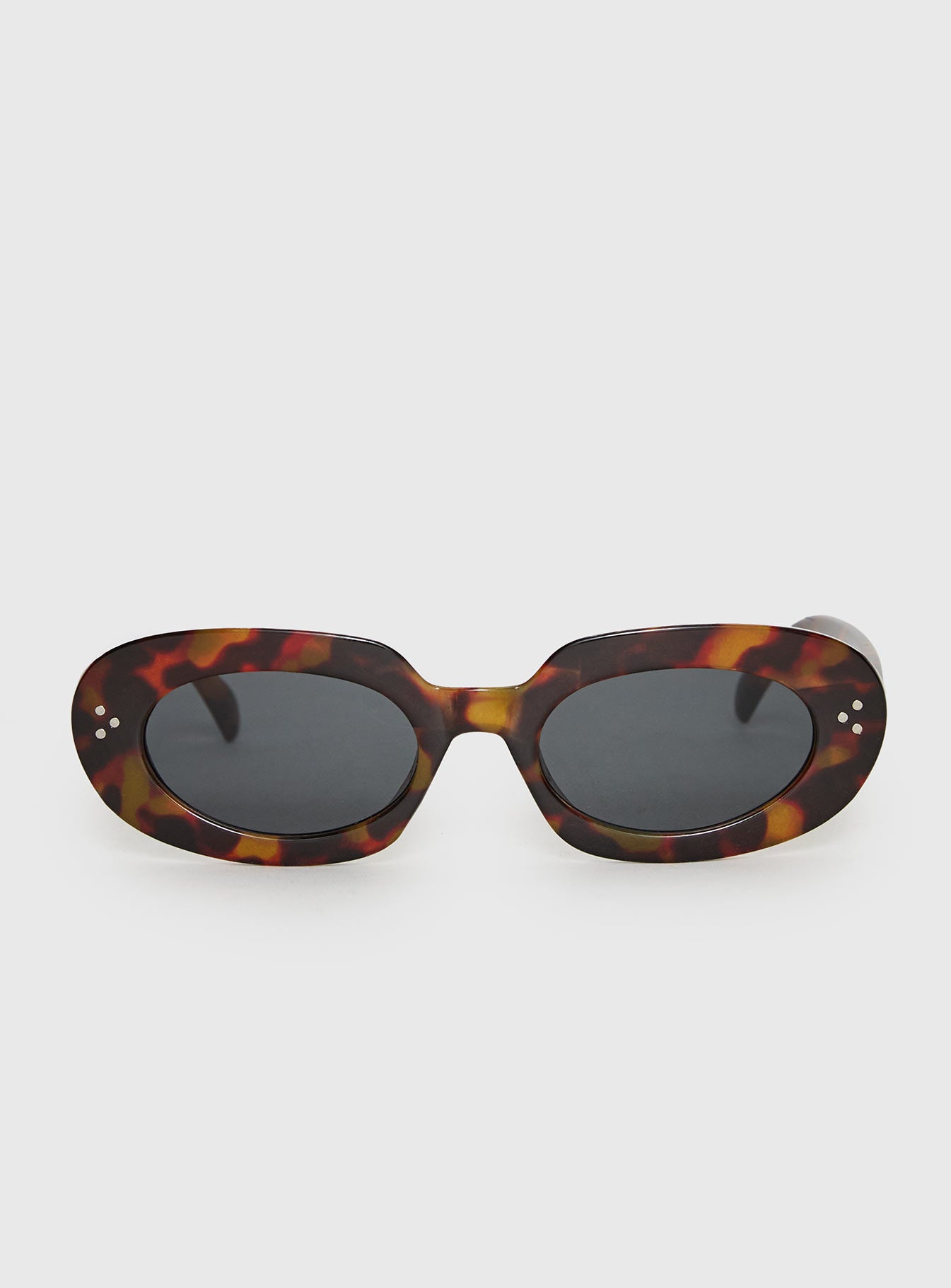 Best Shot Oval Sunglasses Tort Black - Image 2