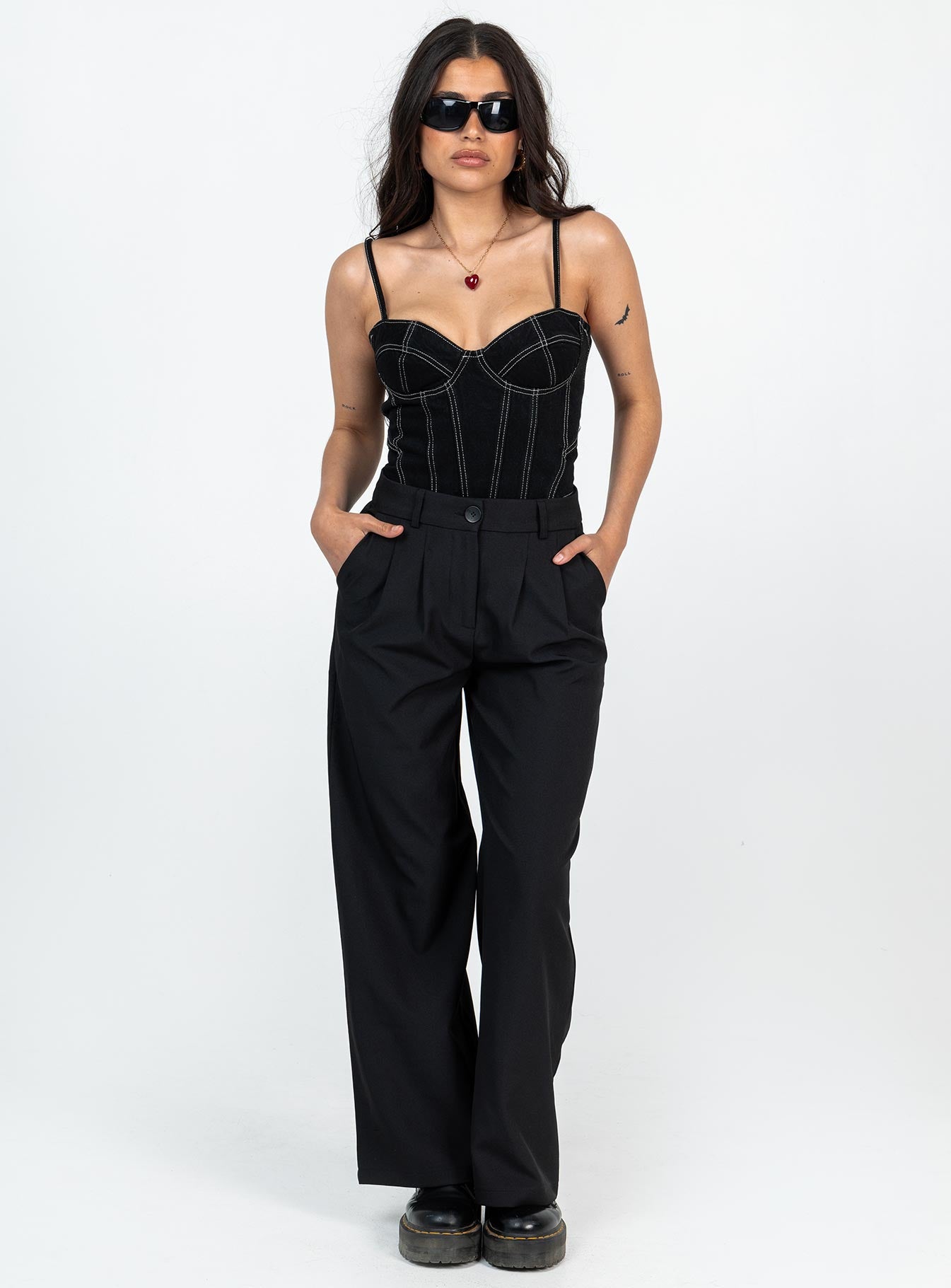 Archer Pants Black Petite - Image 3