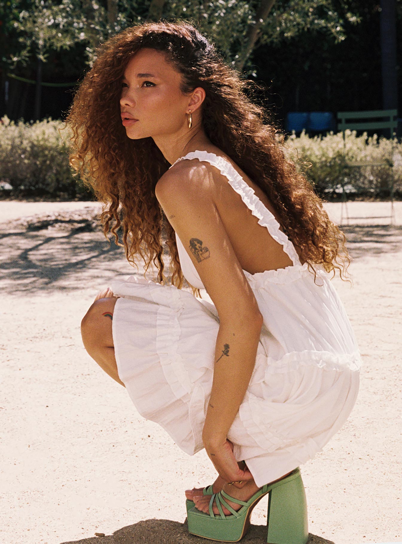 Romeo Mini Dress White - Image 9