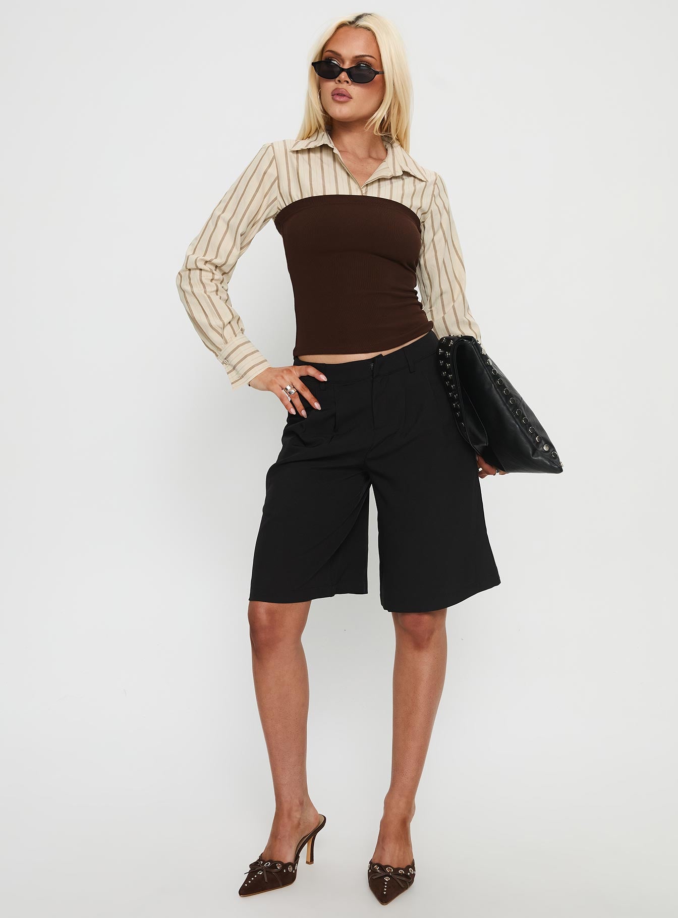 Dawnette Layered Long Sleeve Top Multi - Image 3