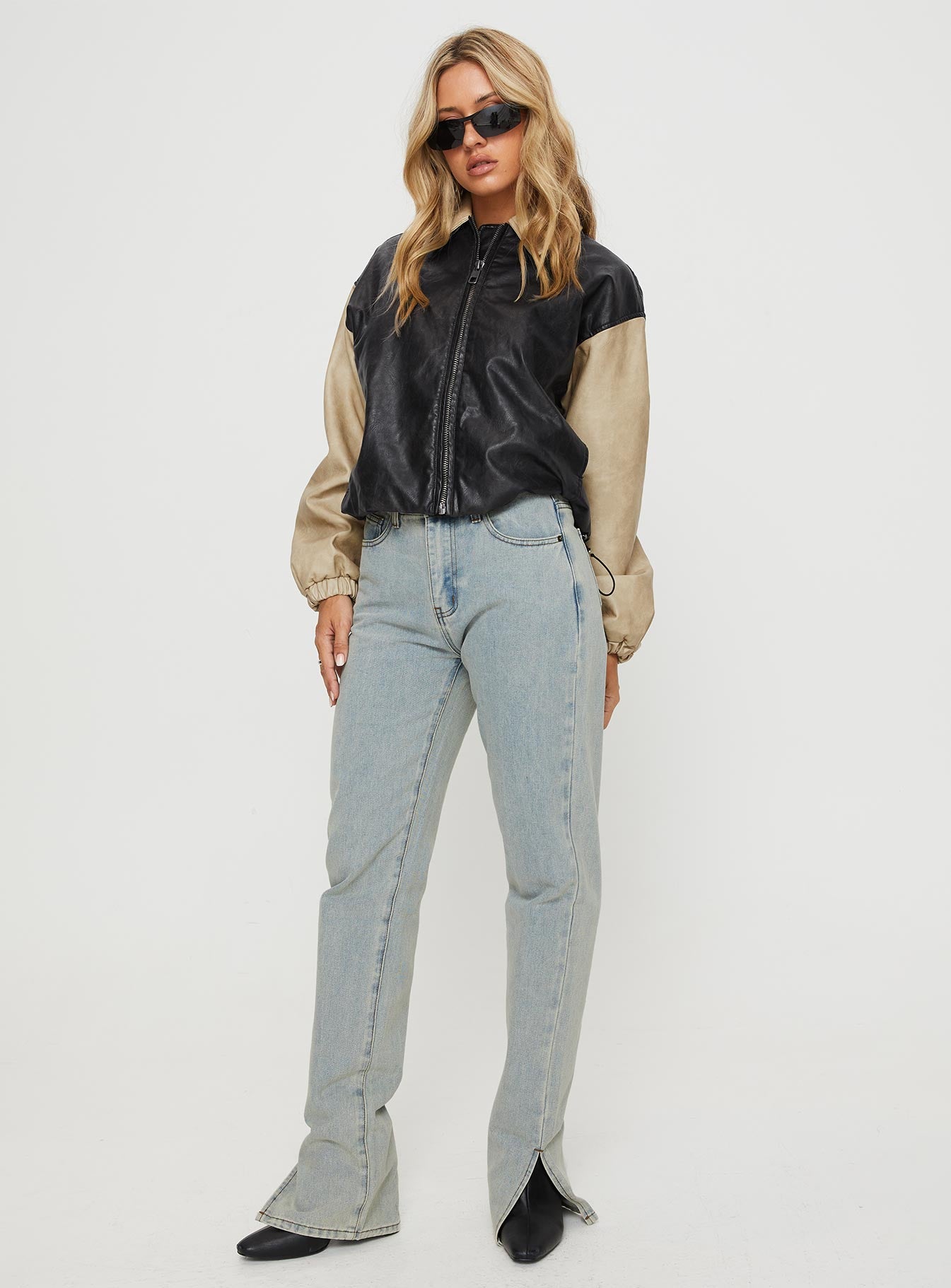Nirvana Bomber Jacket Camel - Image 3