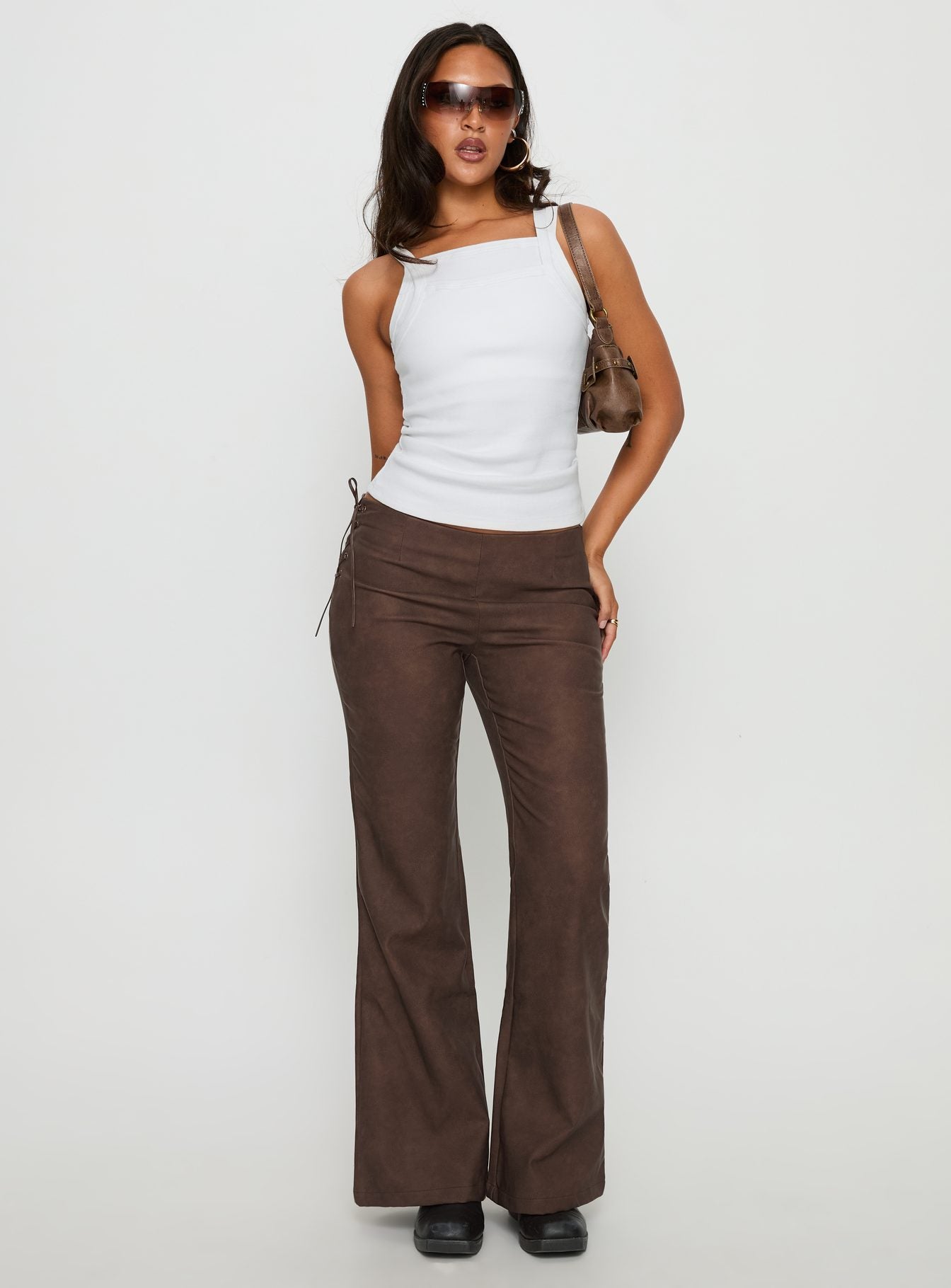 Aglaia Layered Cami Top White - Image 3