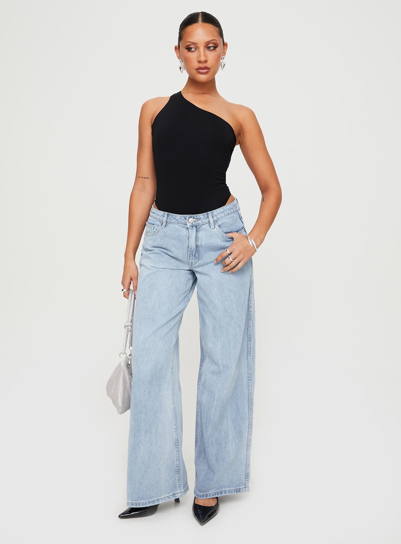 Ramos Low Rise Denim Jeans Light Wash - Image 3