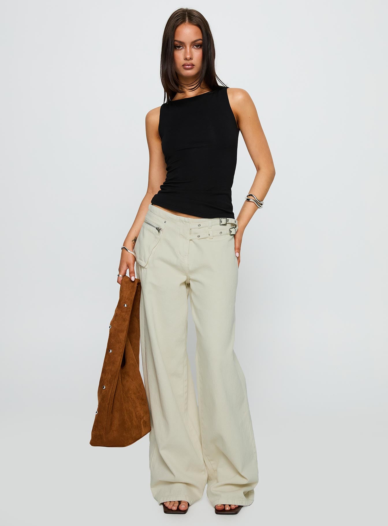 Lose Your Number High Neck Top Black - Image 3