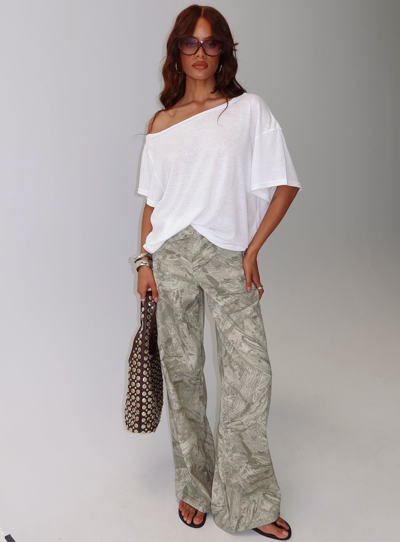 Winny Off Shoulder Tee White - Image 3