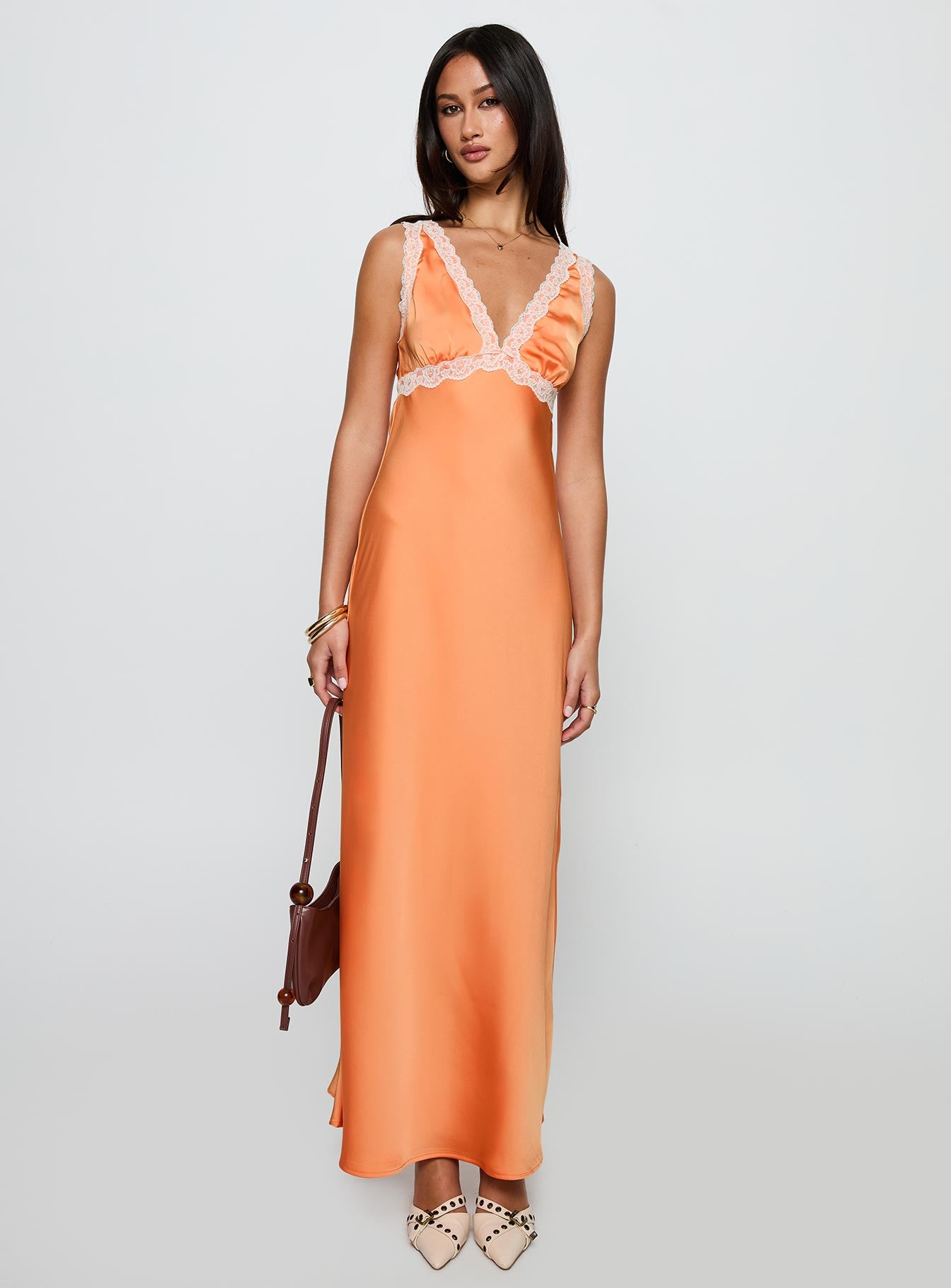 Natassja Maxi Dress Orange - Image 2