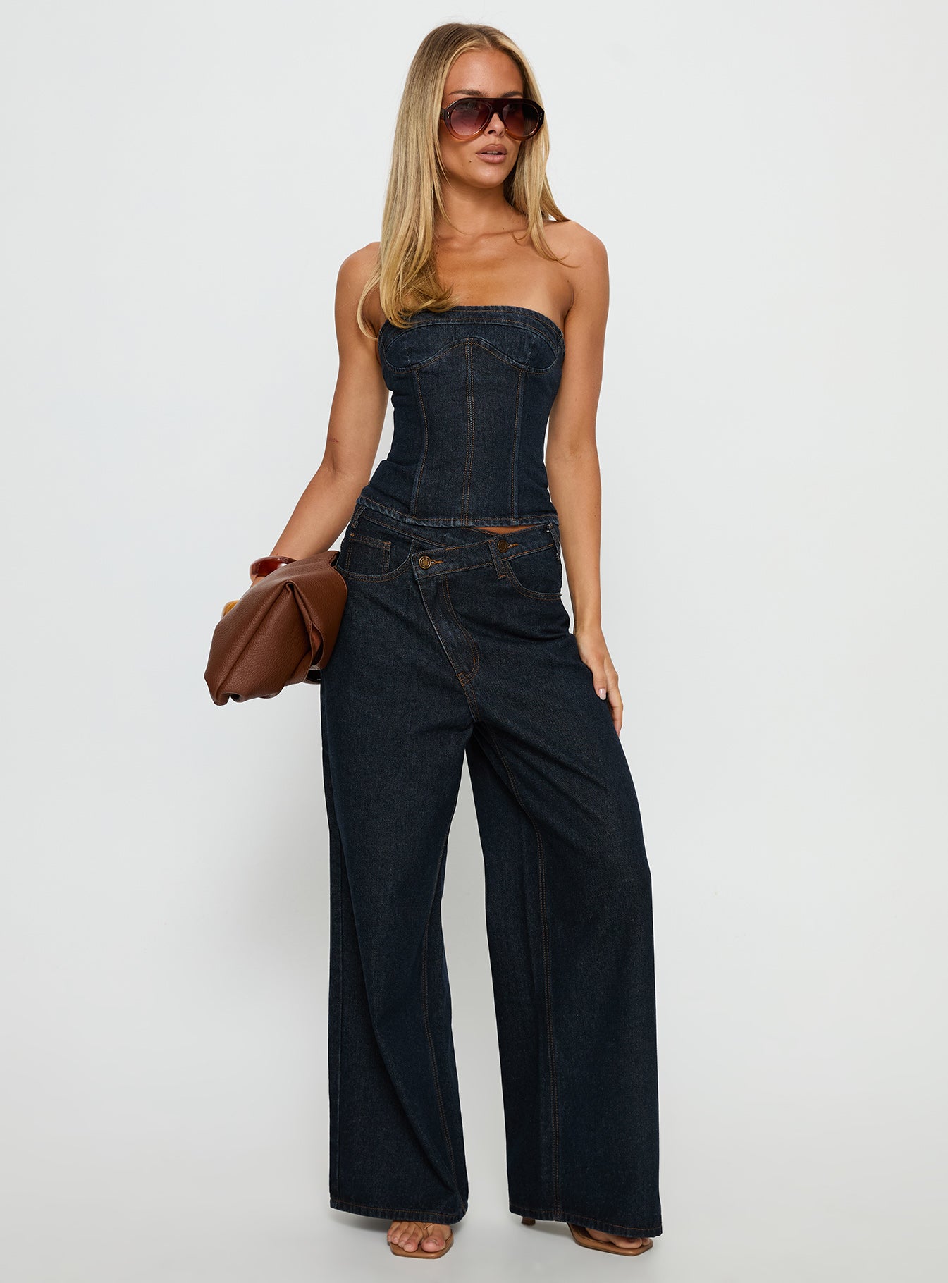 Sweetness Strapless Top Indigo - Image 4