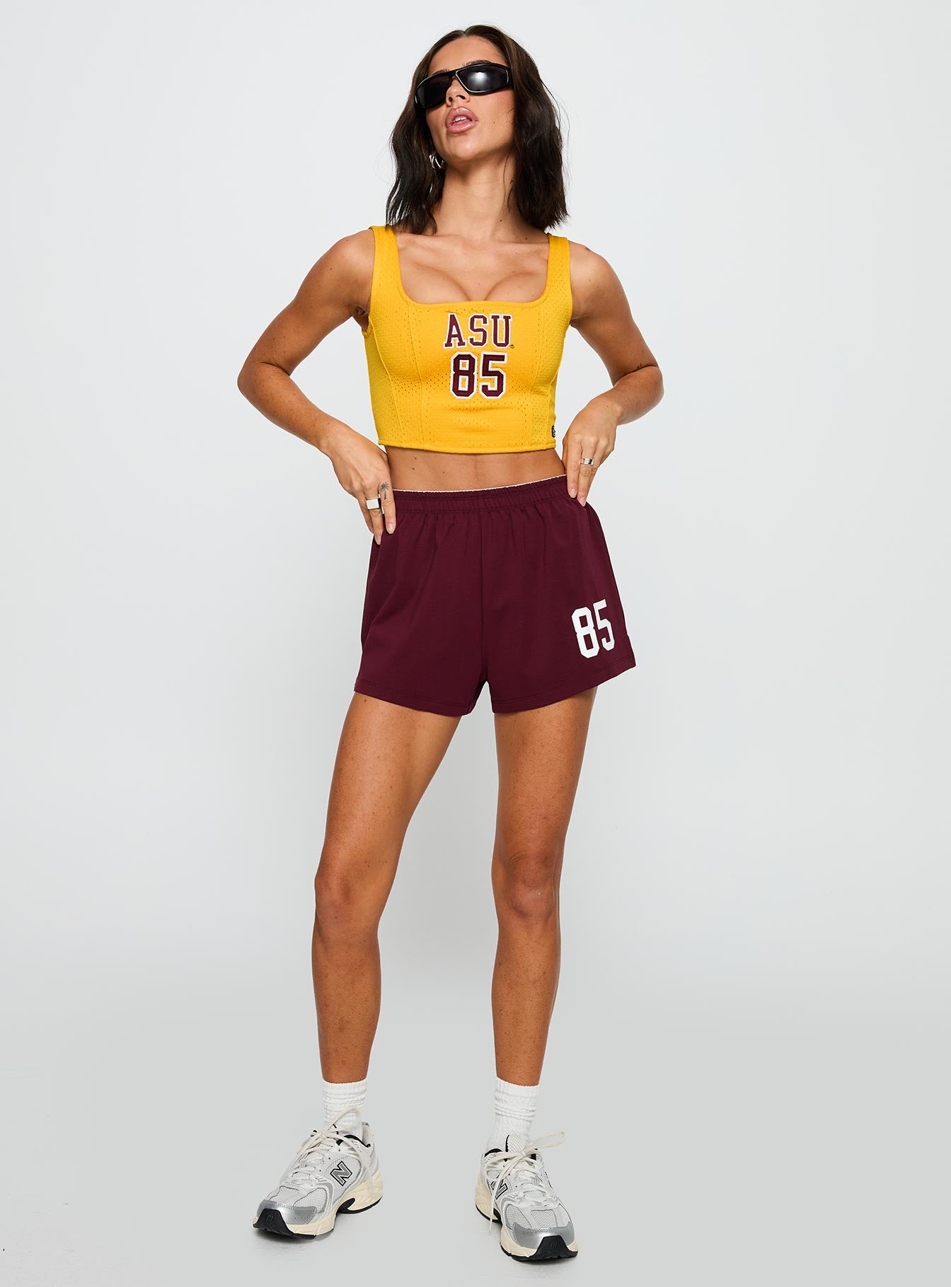 Asu Jersey Corset Top Gold - Image 3