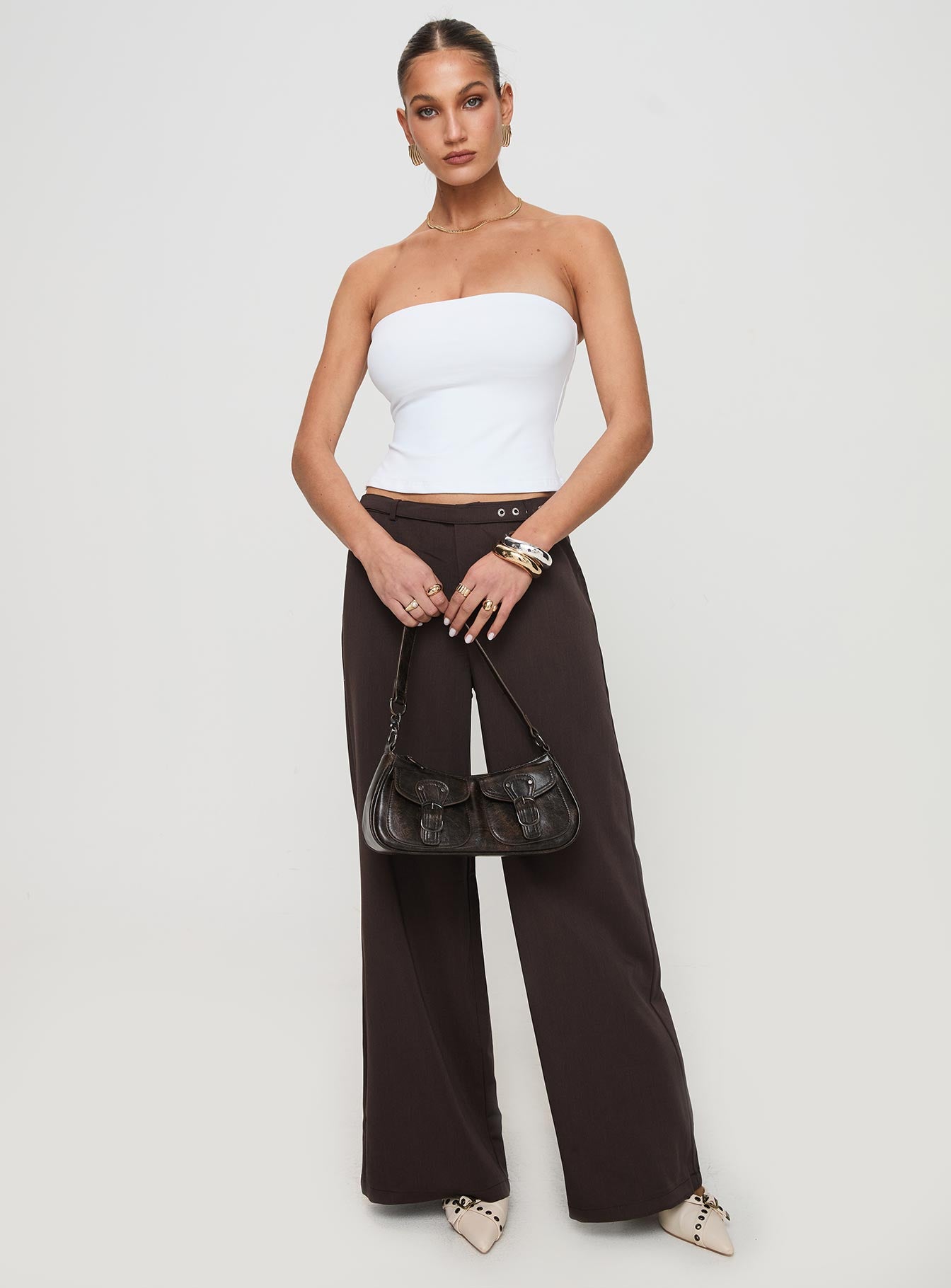 Aurorah Strapless Top White - Image 3