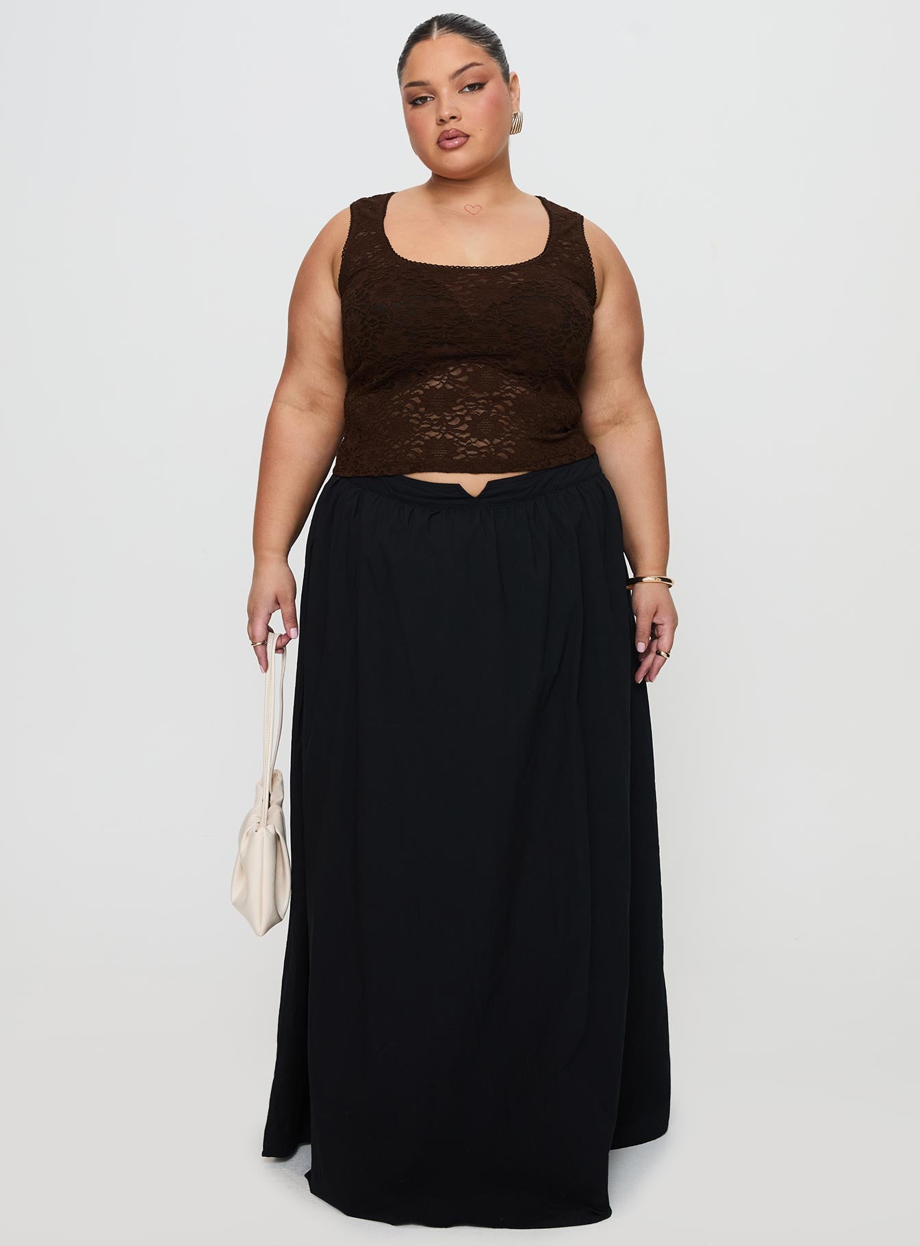 Bennington Lace Top Brown - Image 9